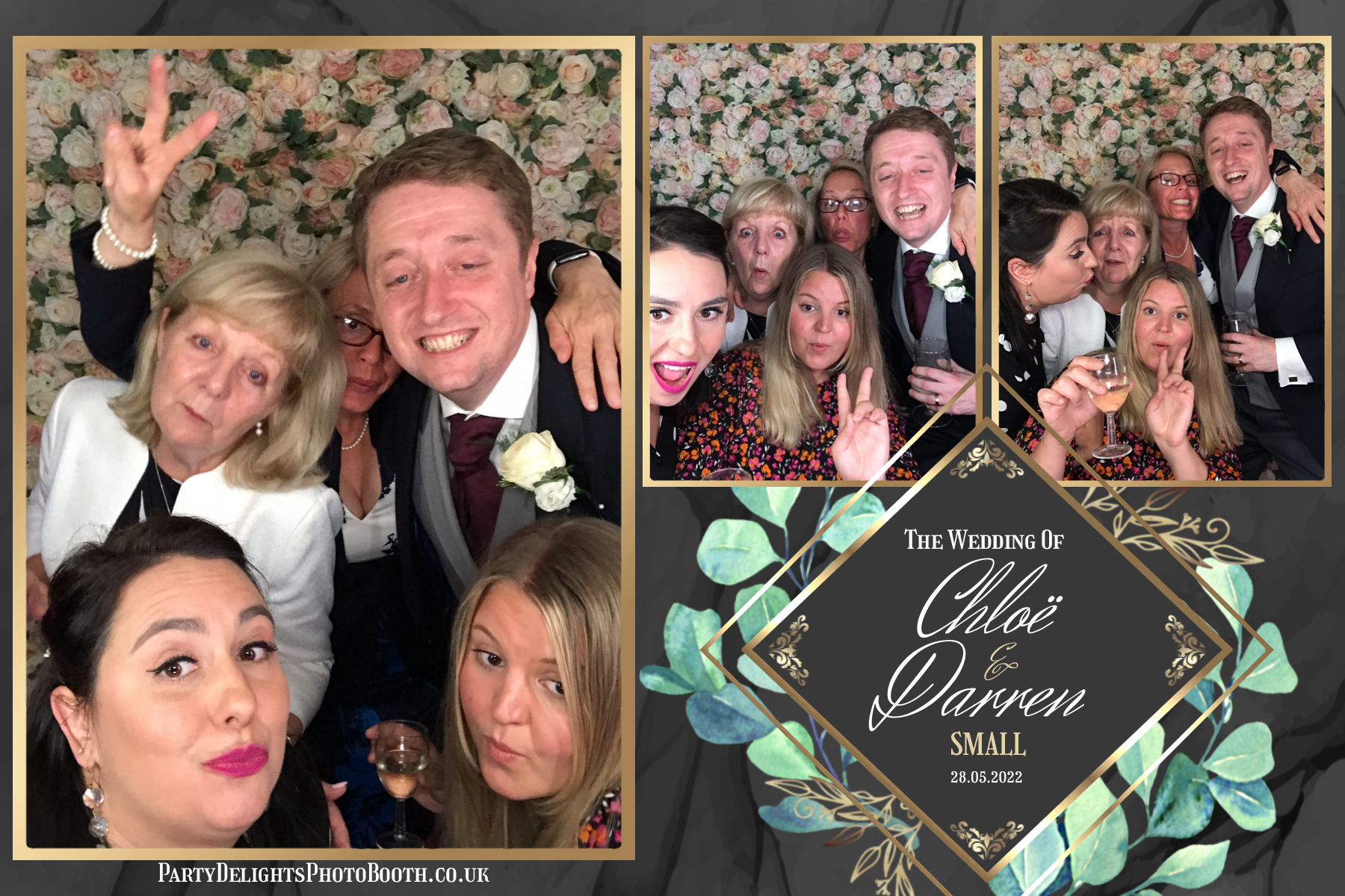 Chloe's and Darren's Wedding | View more photos from the event at gallery.partydelightsphotobooth.co.uk/u/PartyDelightsPhotoBooth/Chloes-and-Darrens-Wedding