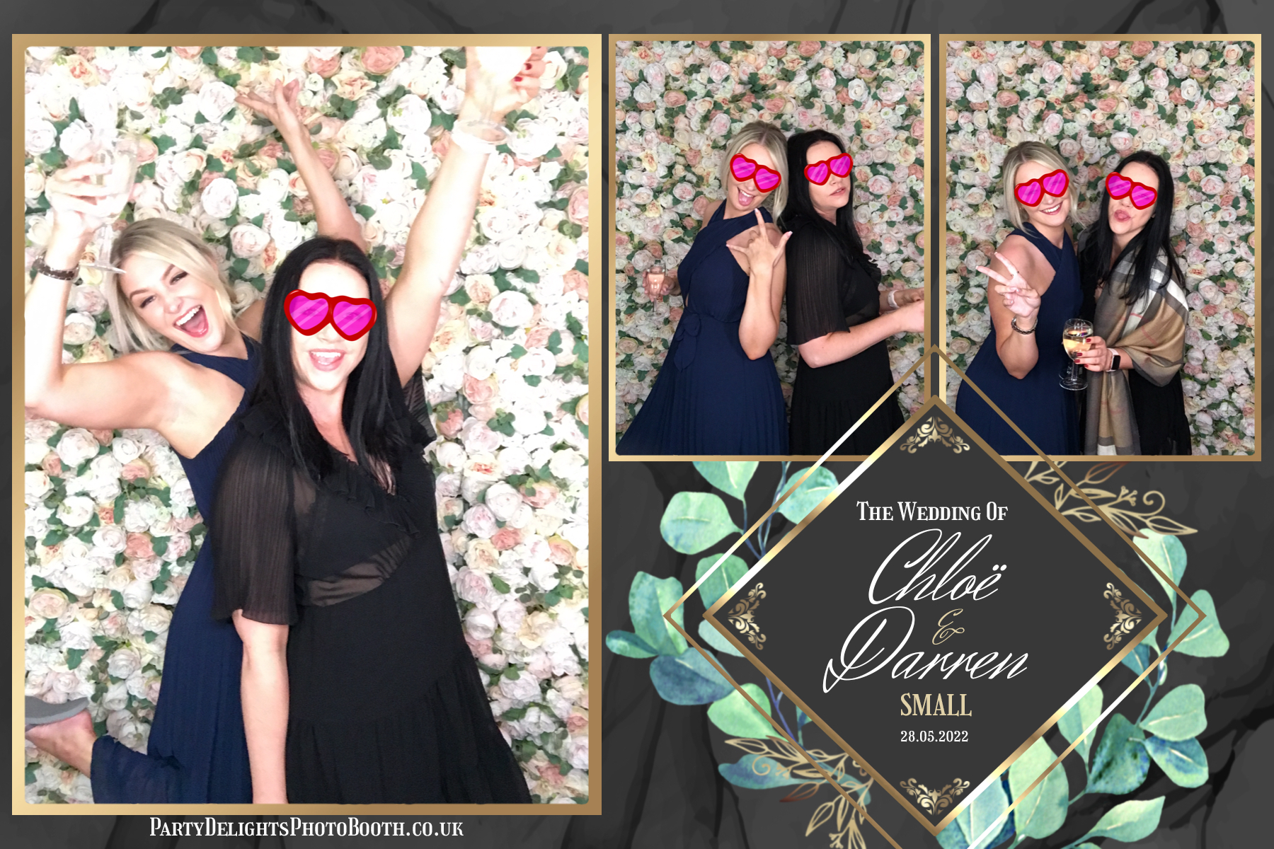 Chloe's and Darren's Wedding | View more photos from the event at gallery.partydelightsphotobooth.co.uk/u/PartyDelightsPhotoBooth/Chloes-and-Darrens-Wedding