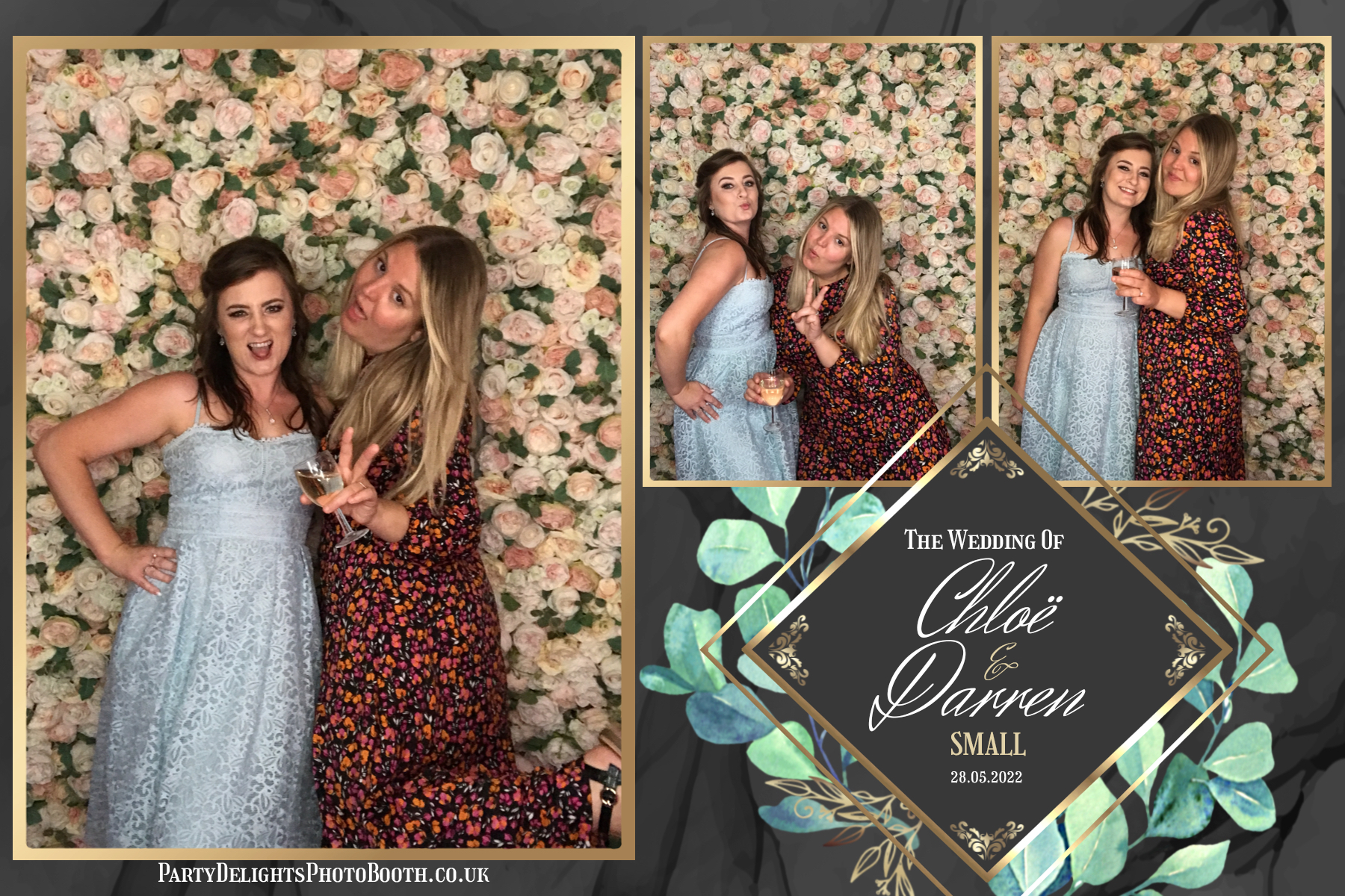 Chloe's and Darren's Wedding | View more photos from the event at gallery.partydelightsphotobooth.co.uk/u/PartyDelightsPhotoBooth/Chloes-and-Darrens-Wedding