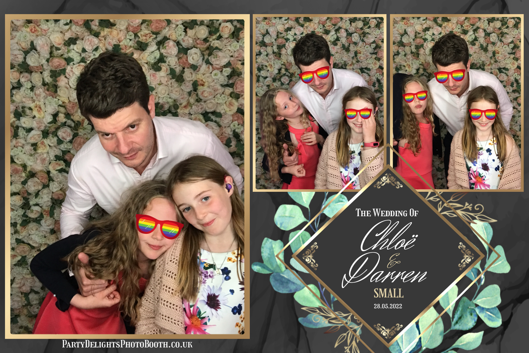 Chloe's and Darren's Wedding | View more photos from the event at gallery.partydelightsphotobooth.co.uk/u/PartyDelightsPhotoBooth/Chloes-and-Darrens-Wedding