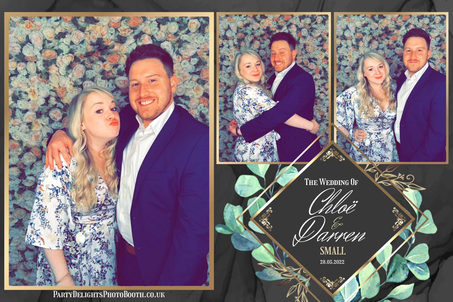 Chloe's and Darren's Wedding | View more photos from the event at gallery.partydelightsphotobooth.co.uk/u/PartyDelightsPhotoBooth/Chloes-and-Darrens-Wedding