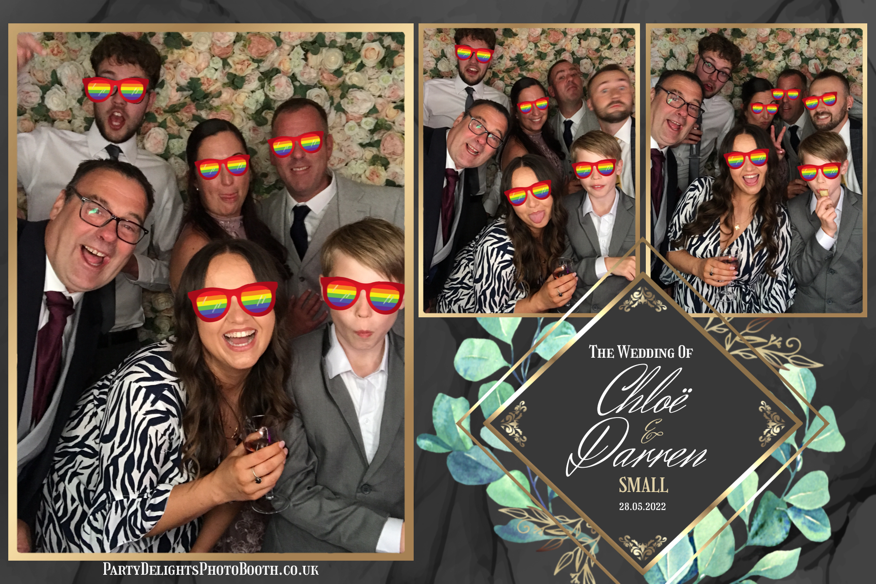 Chloe's and Darren's Wedding | View more photos from the event at gallery.partydelightsphotobooth.co.uk/u/PartyDelightsPhotoBooth/Chloes-and-Darrens-Wedding