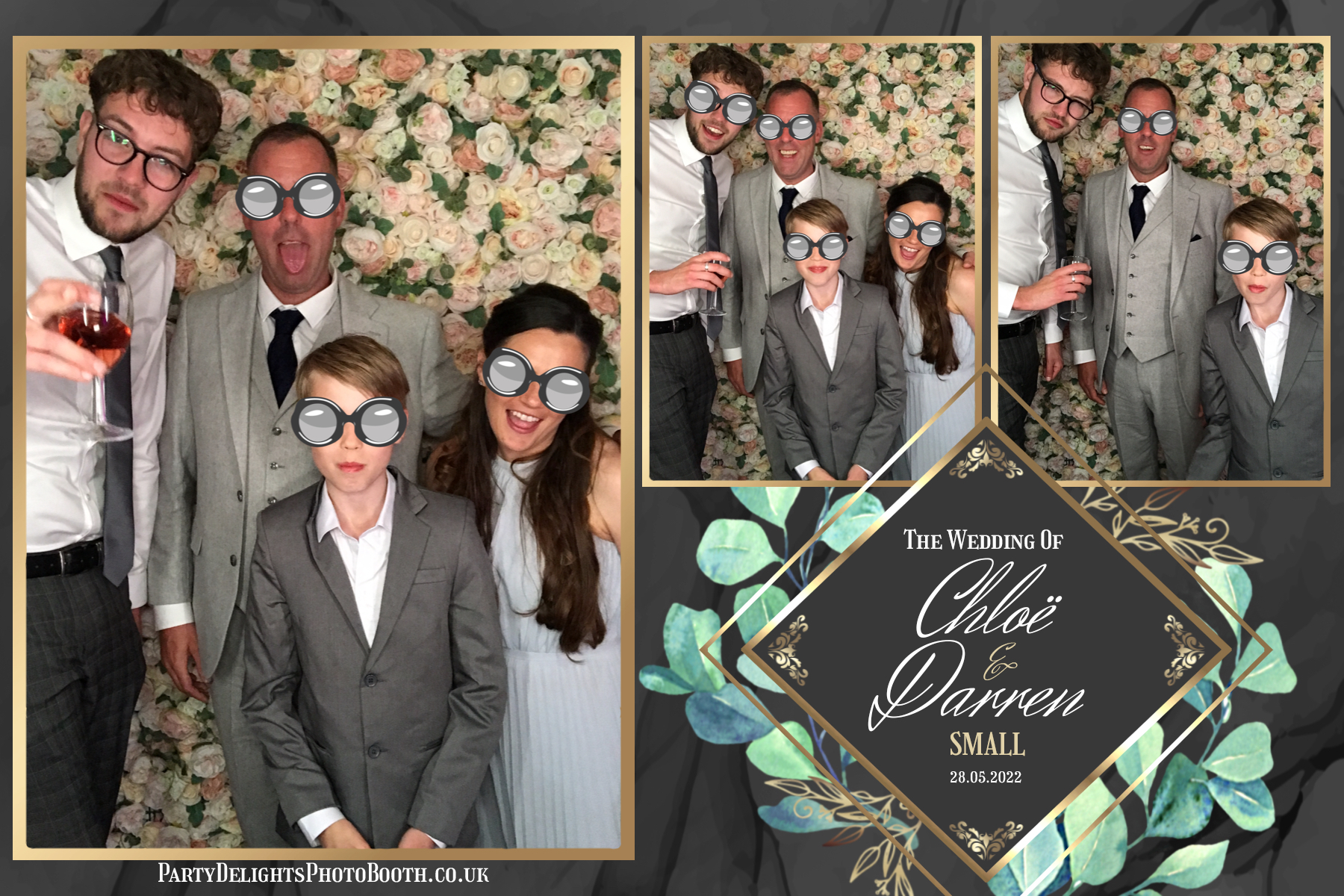 Chloe's and Darren's Wedding | View more photos from the event at gallery.partydelightsphotobooth.co.uk/u/PartyDelightsPhotoBooth/Chloes-and-Darrens-Wedding