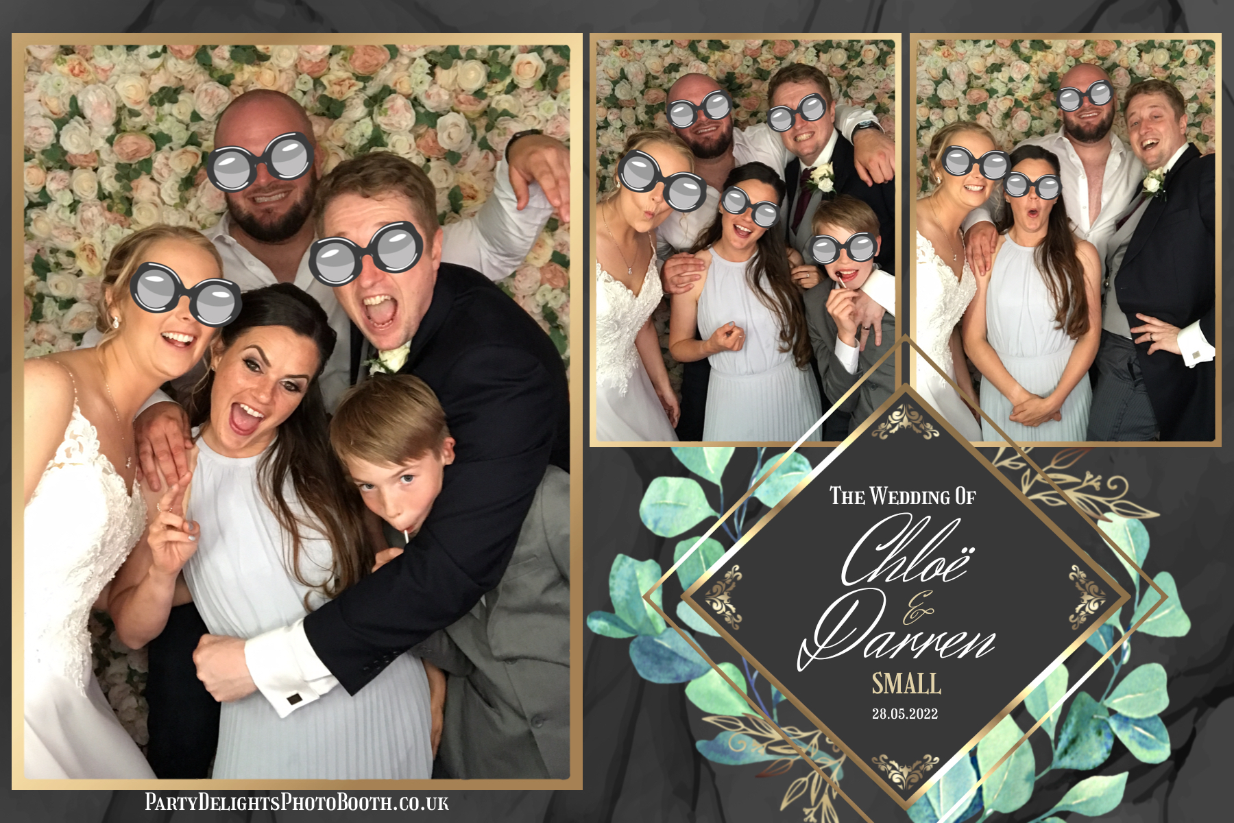 Chloe's and Darren's Wedding | View more photos from the event at gallery.partydelightsphotobooth.co.uk/u/PartyDelightsPhotoBooth/Chloes-and-Darrens-Wedding