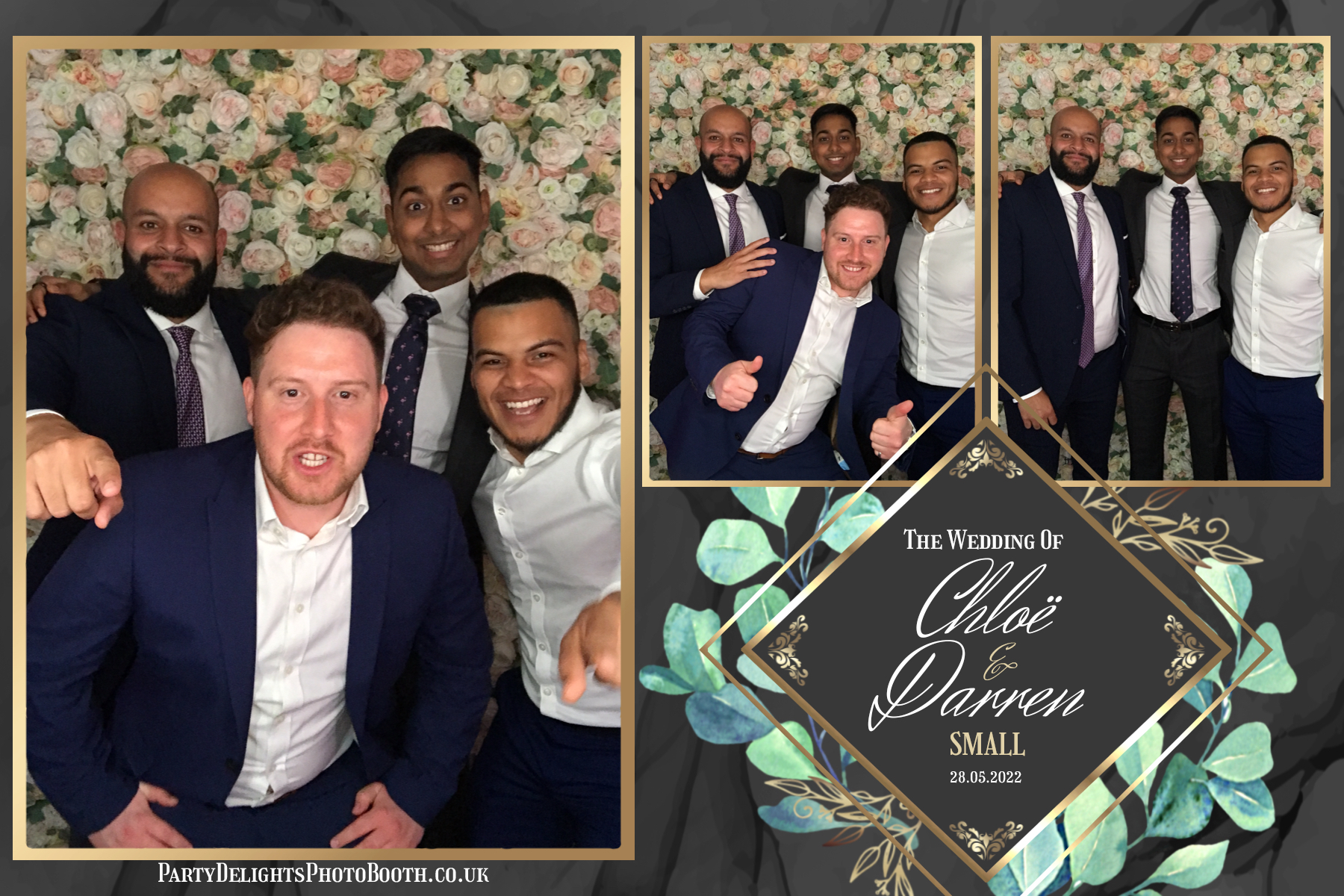 Chloe's and Darren's Wedding | View more photos from the event at gallery.partydelightsphotobooth.co.uk/u/PartyDelightsPhotoBooth/Chloes-and-Darrens-Wedding