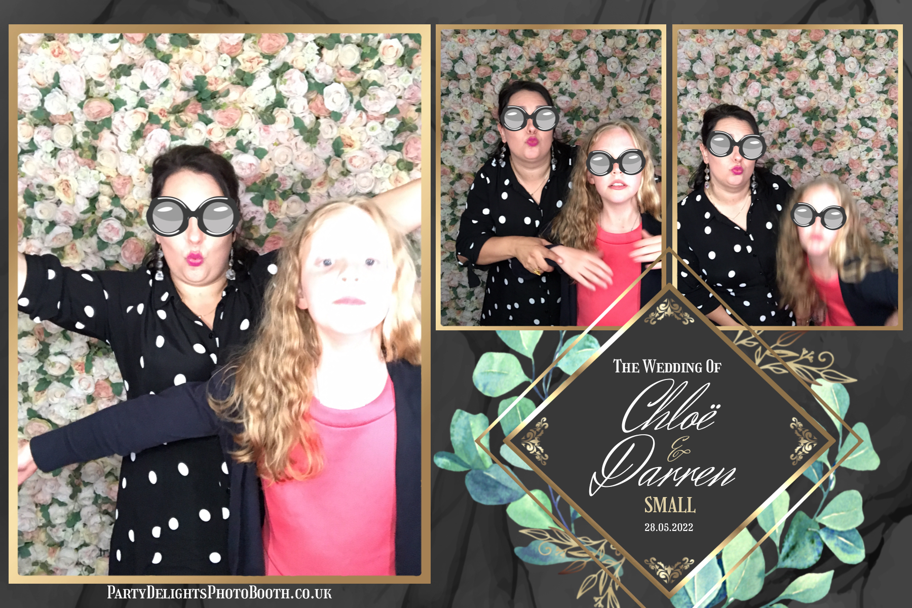 Chloe's and Darren's Wedding | View more photos from the event at gallery.partydelightsphotobooth.co.uk/u/PartyDelightsPhotoBooth/Chloes-and-Darrens-Wedding