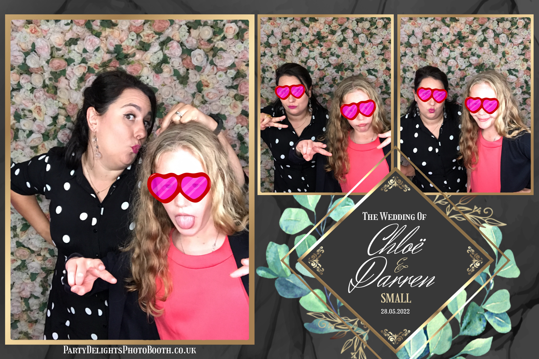 Chloe's and Darren's Wedding | View more photos from the event at gallery.partydelightsphotobooth.co.uk/u/PartyDelightsPhotoBooth/Chloes-and-Darrens-Wedding