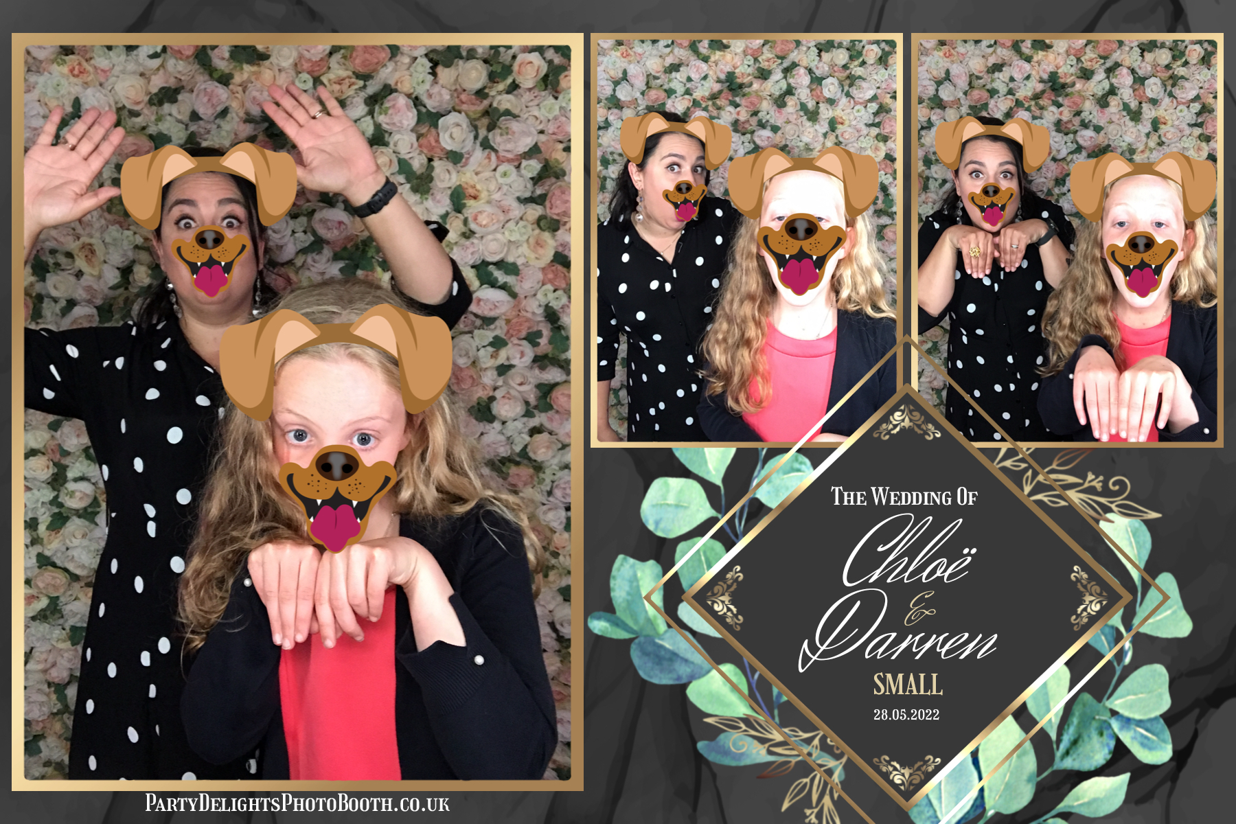 Chloe's and Darren's Wedding | View more photos from the event at gallery.partydelightsphotobooth.co.uk/u/PartyDelightsPhotoBooth/Chloes-and-Darrens-Wedding