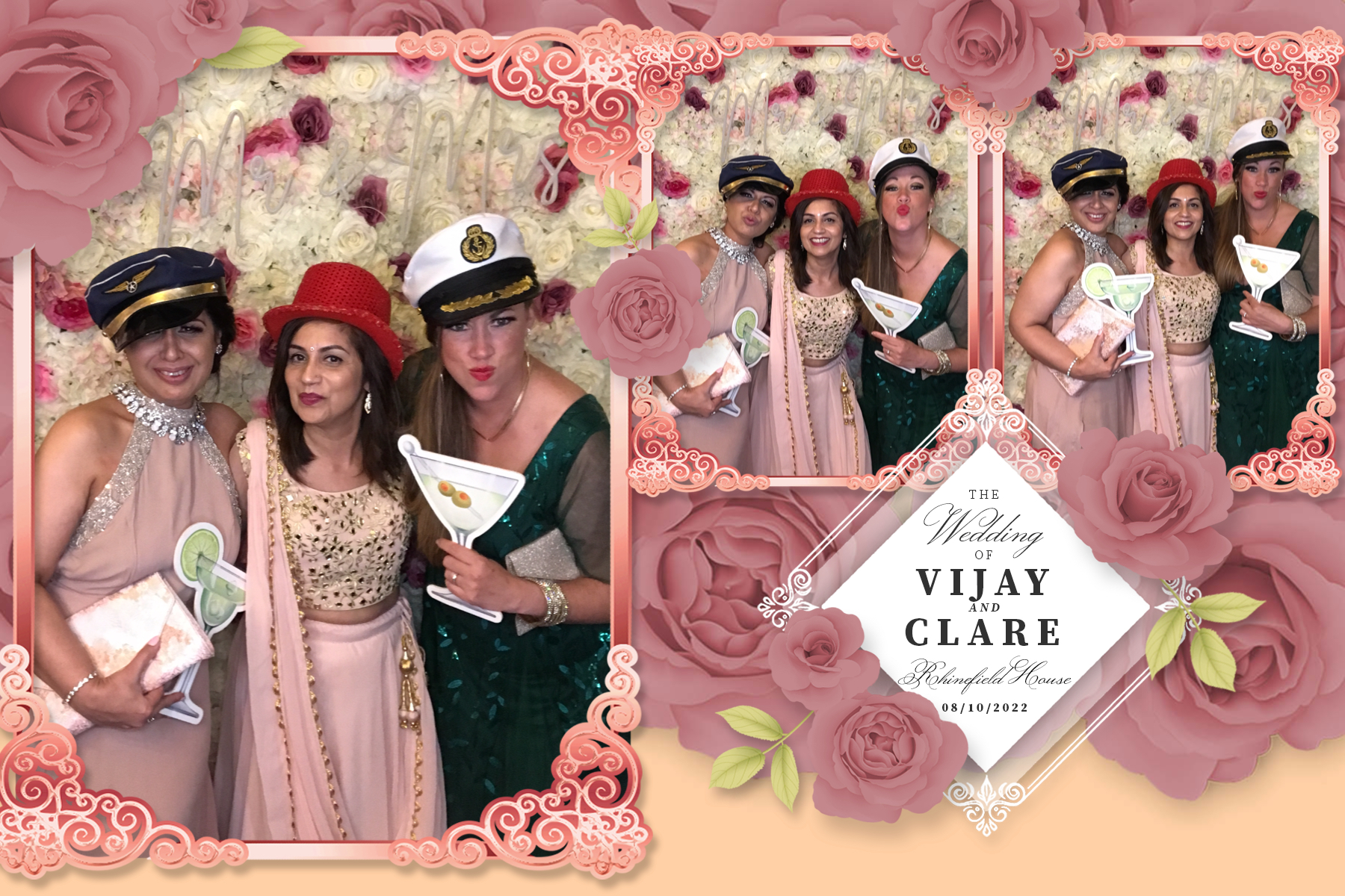 Clare & Vijay | View more photos from the event at gallery.partydelightsphotobooth.co.uk/u/PartyDelightsPhotoBooth/Clare-Vijay