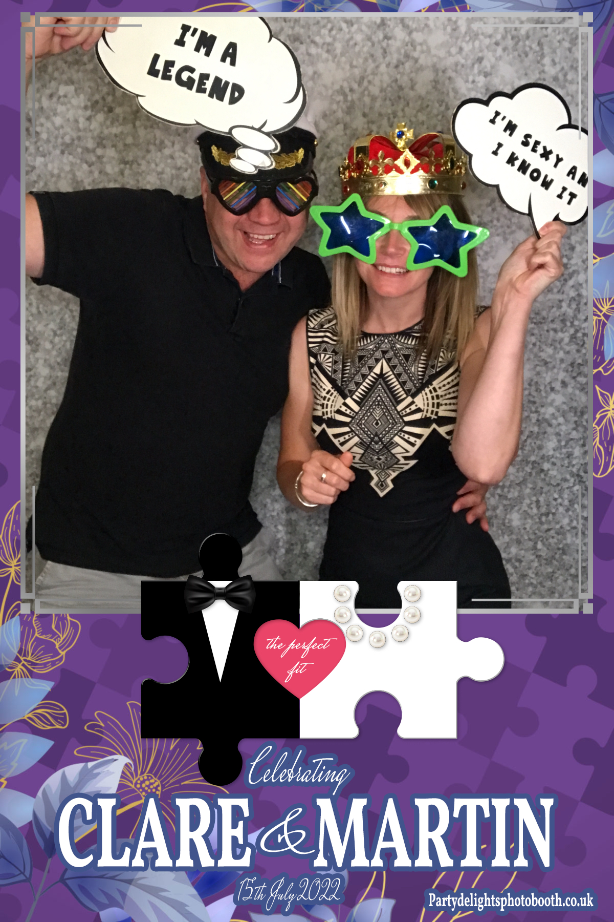 Clare and Martin's Wedding | View more photos from the event at gallery.partydelightsphotobooth.co.uk/u/PartyDelightsPhotoBooth/Clare-and-Martins-Wedding