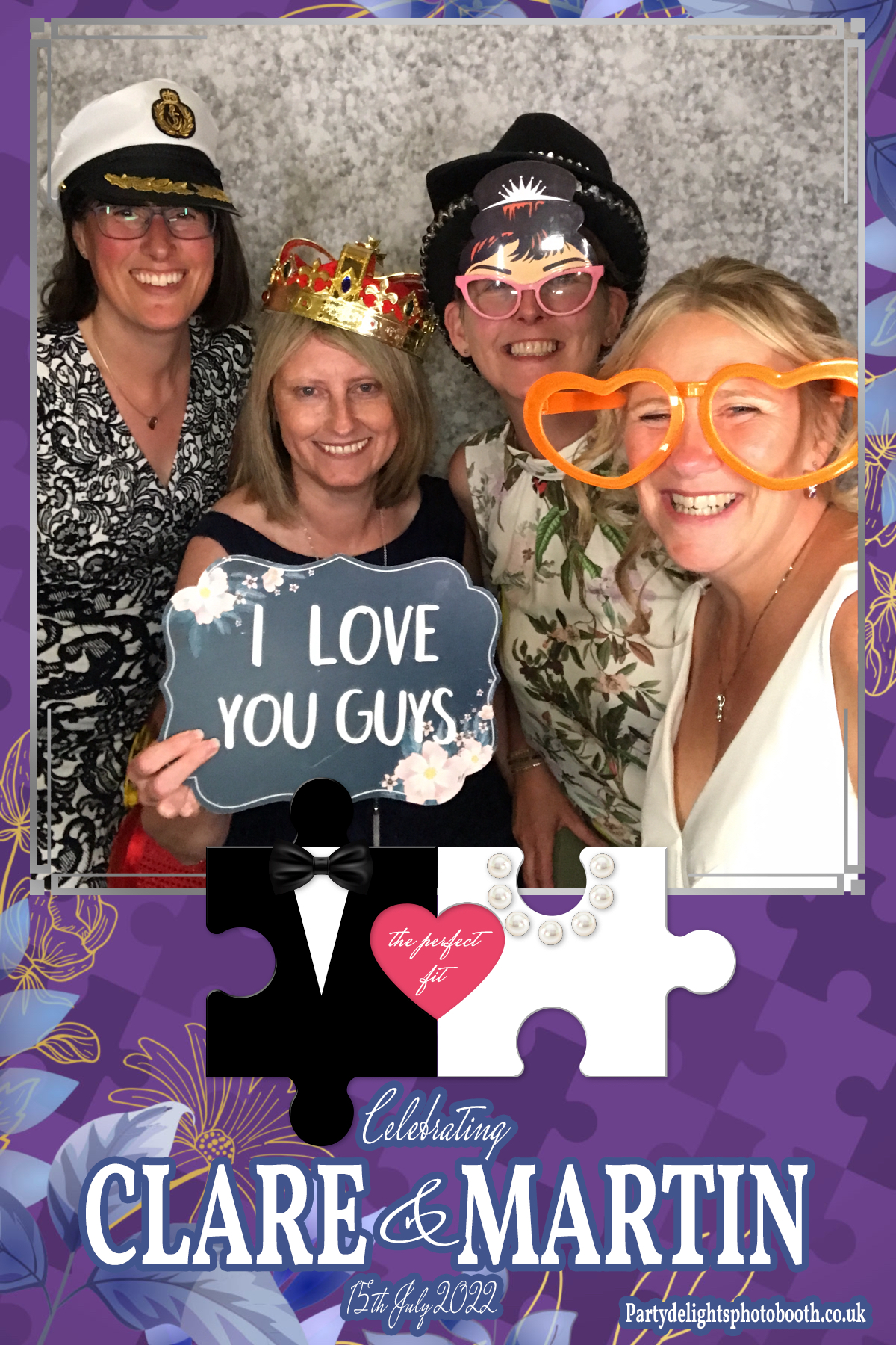 Clare and Martin's Wedding | View more photos from the event at gallery.partydelightsphotobooth.co.uk/u/PartyDelightsPhotoBooth/Clare-and-Martins-Wedding