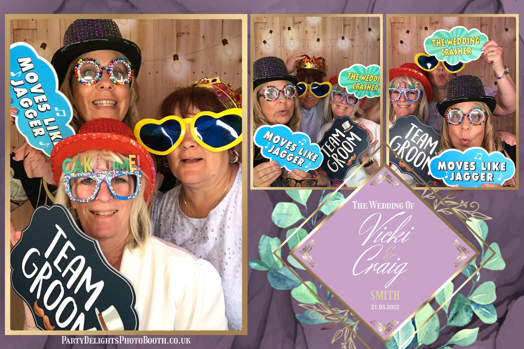Craig & Vicki's Wedding | View more photos from the event at gallery.partydelightsphotobooth.co.uk/u/PartyDelightsPhotoBooth/Craig-Vickis-Wedding