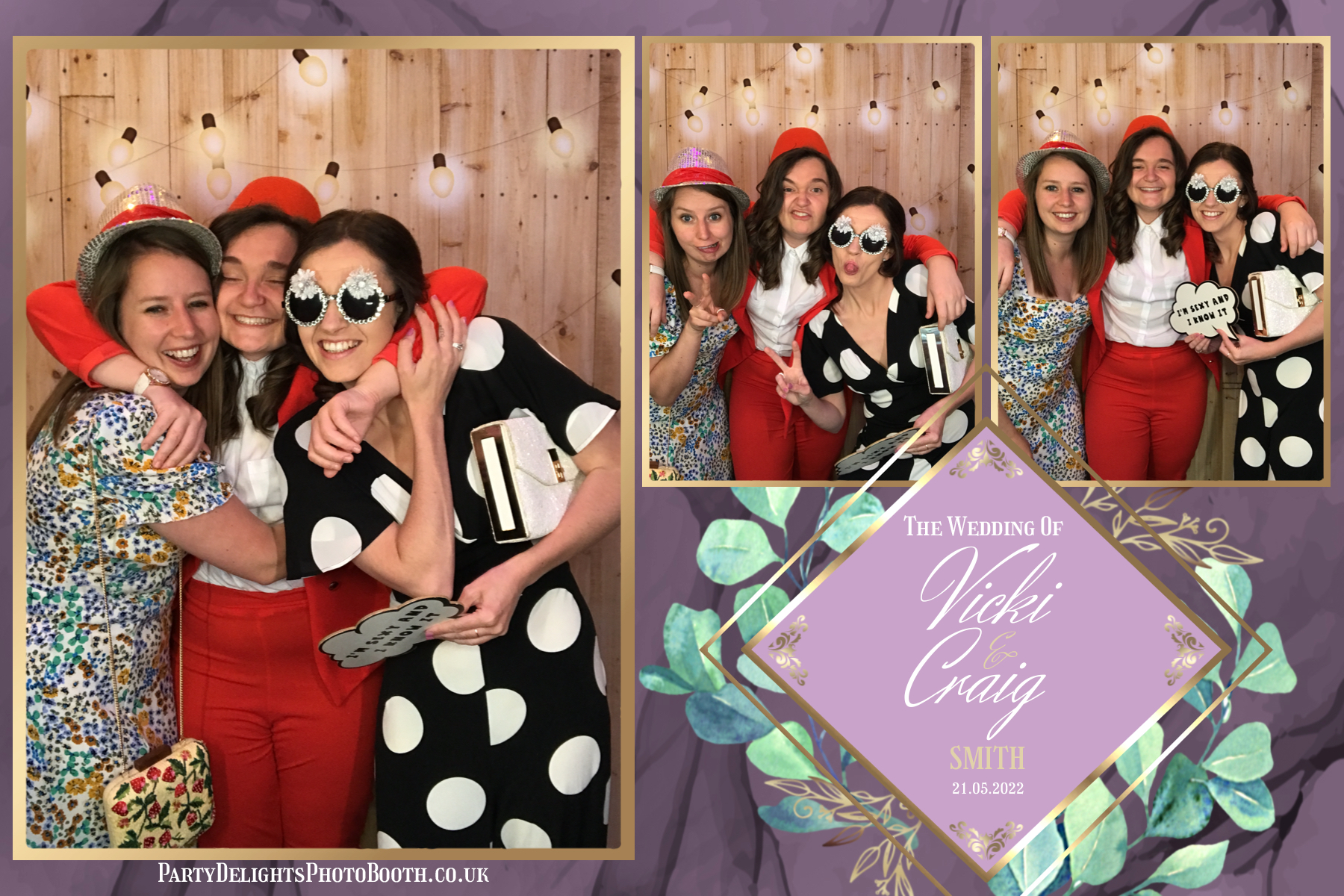 Craig & Vicki's Wedding | View more photos from the event at gallery.partydelightsphotobooth.co.uk/u/PartyDelightsPhotoBooth/Craig-Vickis-Wedding