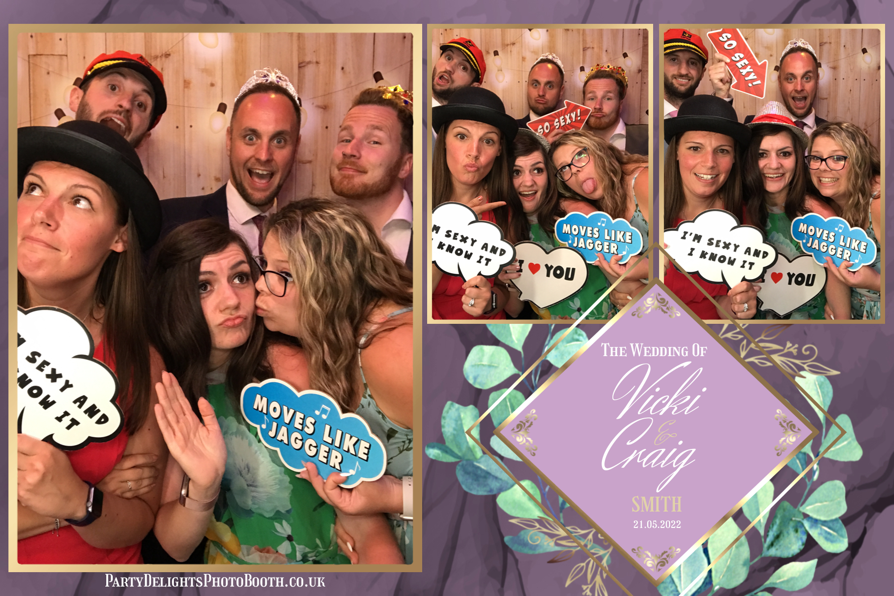 Craig & Vicki's Wedding | View more photos from the event at gallery.partydelightsphotobooth.co.uk/u/PartyDelightsPhotoBooth/Craig-Vickis-Wedding