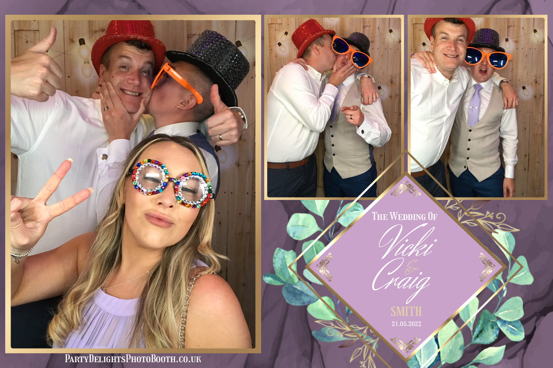 Craig & Vicki's Wedding | View more photos from the event at gallery.partydelightsphotobooth.co.uk/u/PartyDelightsPhotoBooth/Craig-Vickis-Wedding