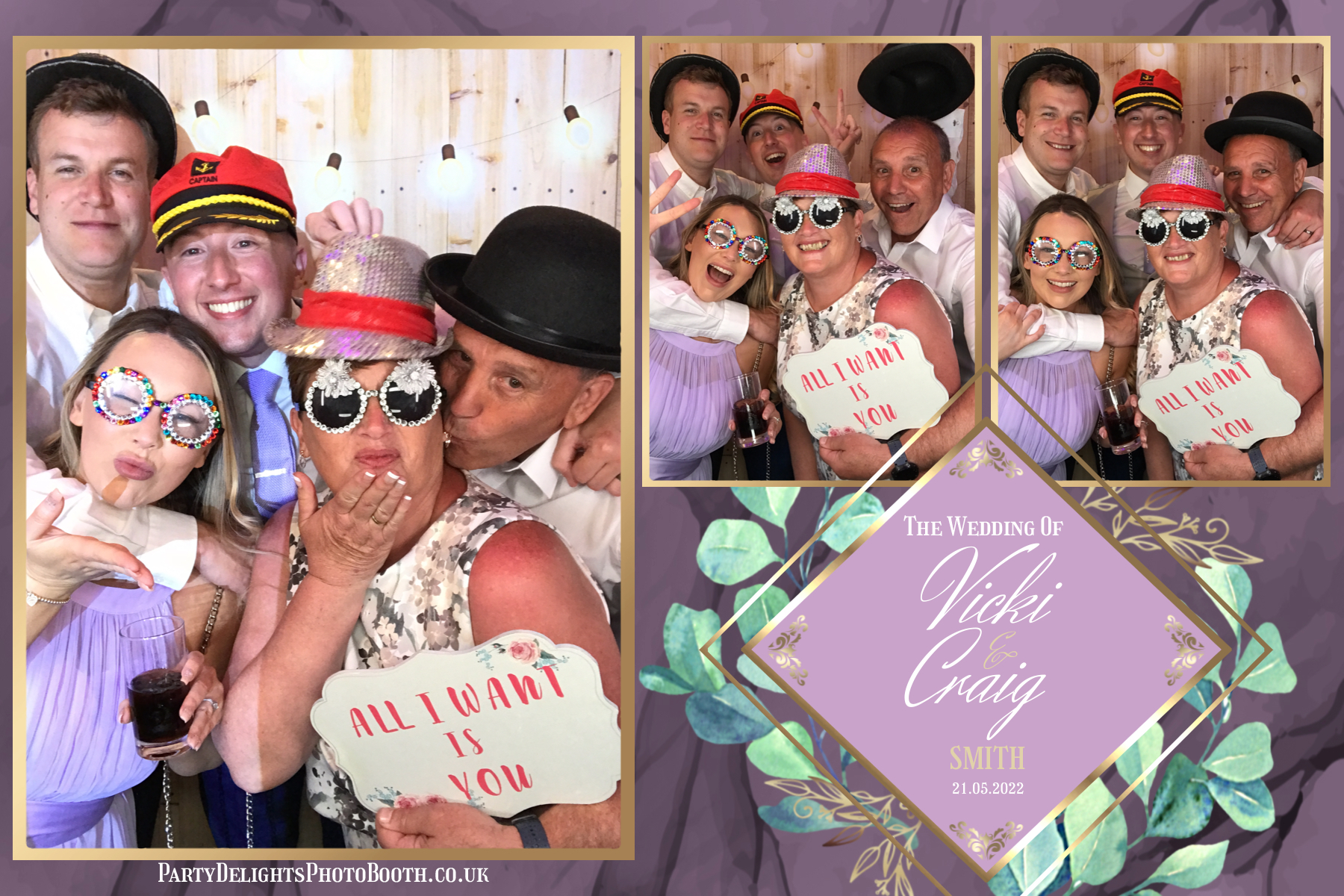 Craig & Vicki's Wedding | View more photos from the event at gallery.partydelightsphotobooth.co.uk/u/PartyDelightsPhotoBooth/Craig-Vickis-Wedding
