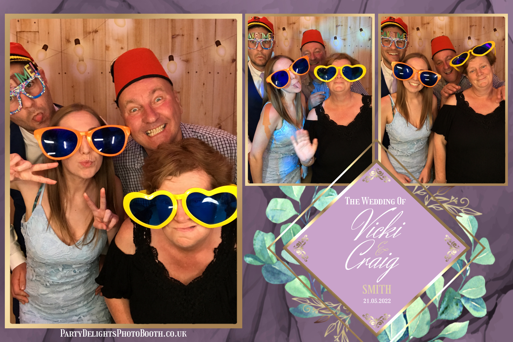 Craig & Vicki's Wedding | View more photos from the event at gallery.partydelightsphotobooth.co.uk/u/PartyDelightsPhotoBooth/Craig-Vickis-Wedding