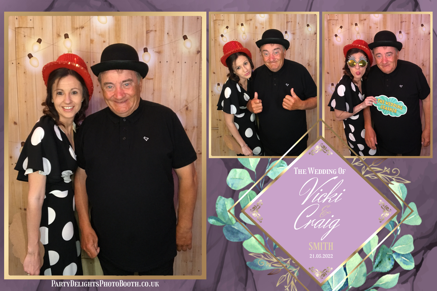 Craig & Vicki's Wedding | View more photos from the event at gallery.partydelightsphotobooth.co.uk/u/PartyDelightsPhotoBooth/Craig-Vickis-Wedding