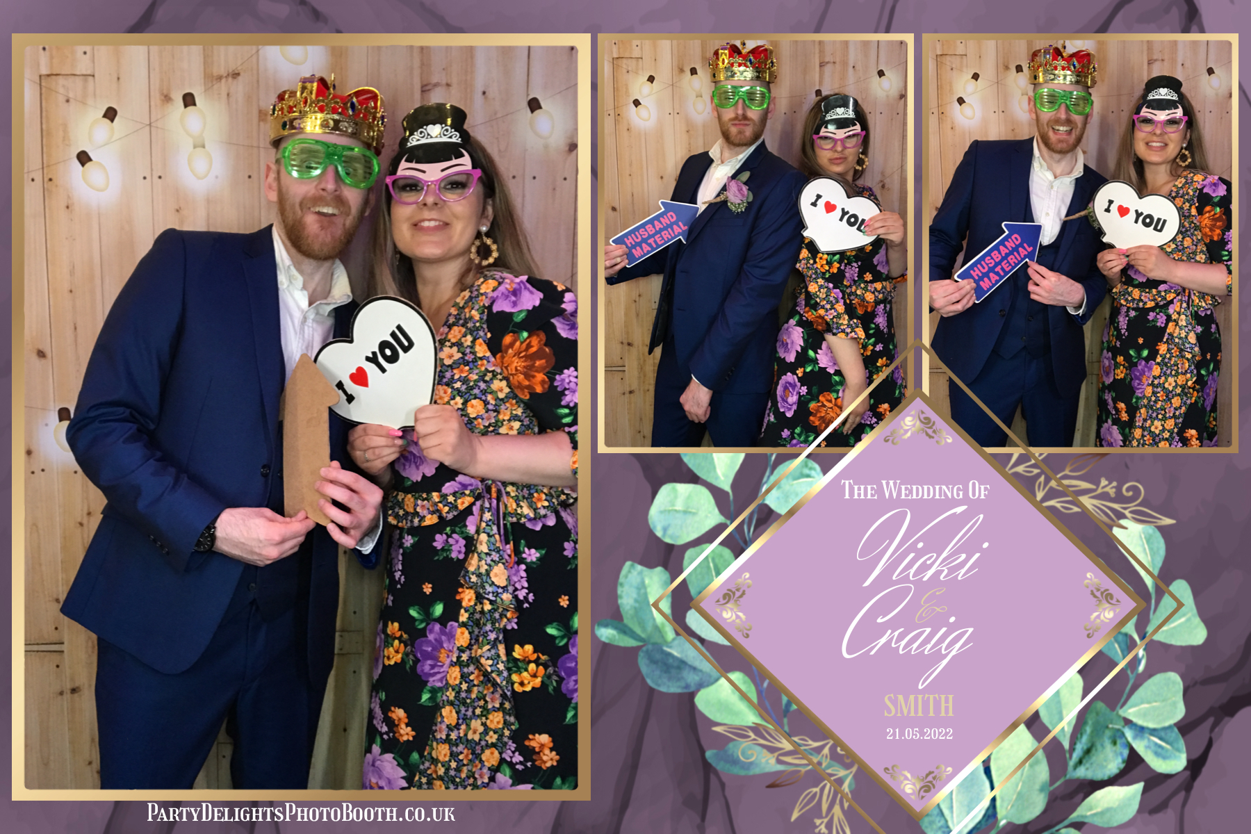 Craig & Vicki's Wedding | View more photos from the event at gallery.partydelightsphotobooth.co.uk/u/PartyDelightsPhotoBooth/Craig-Vickis-Wedding