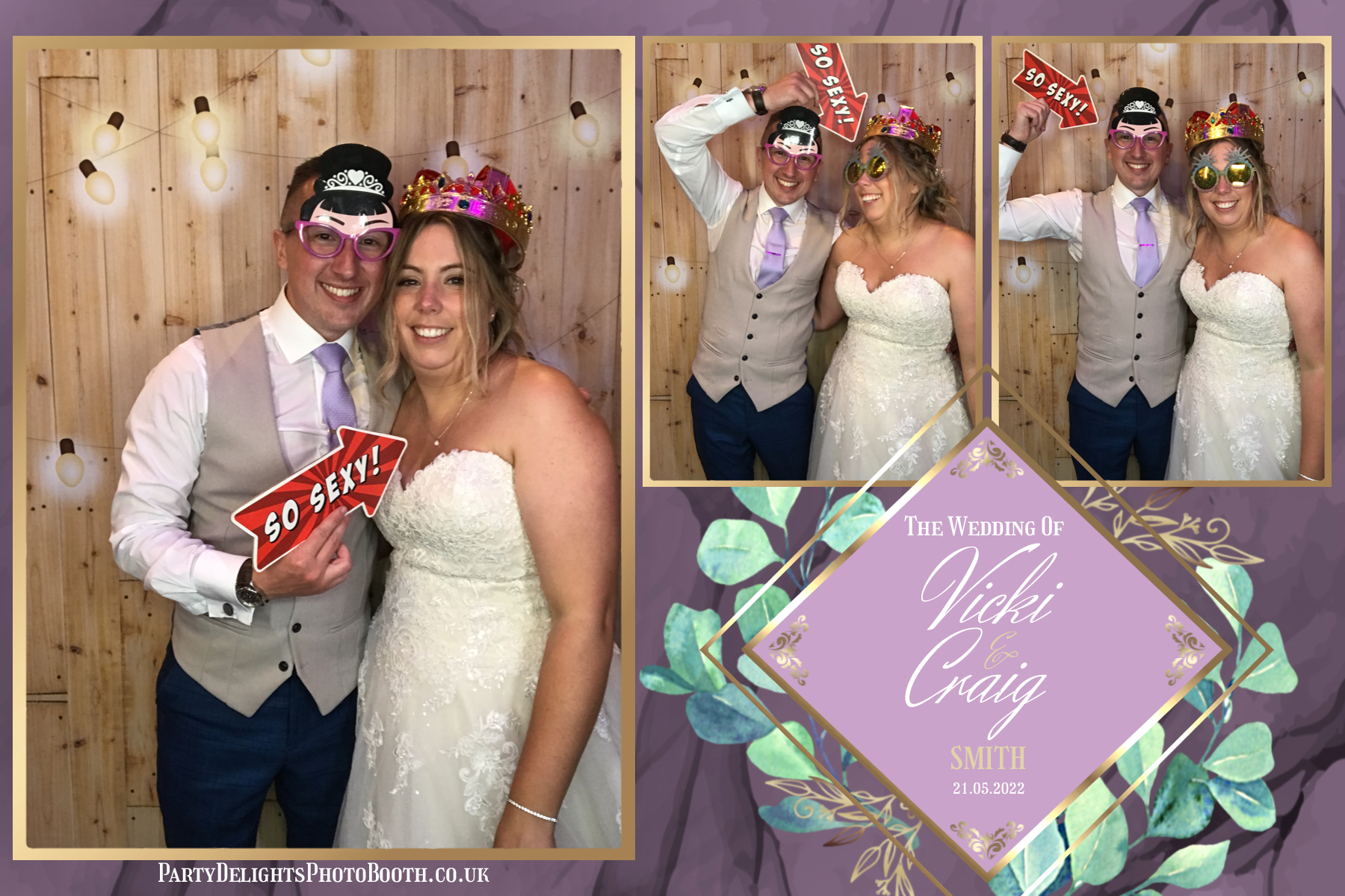 Craig & Vicki's Wedding | View more photos from the event at gallery.partydelightsphotobooth.co.uk/u/PartyDelightsPhotoBooth/Craig-Vickis-Wedding
