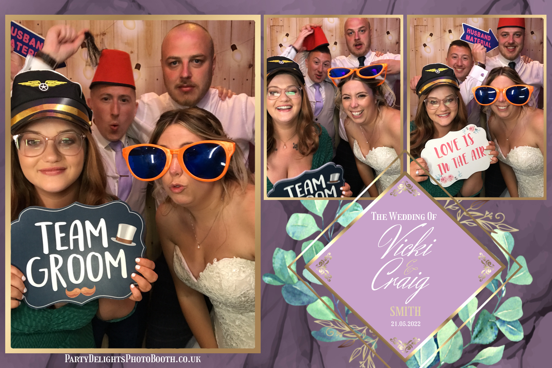 Craig & Vicki's Wedding | View more photos from the event at gallery.partydelightsphotobooth.co.uk/u/PartyDelightsPhotoBooth/Craig-Vickis-Wedding