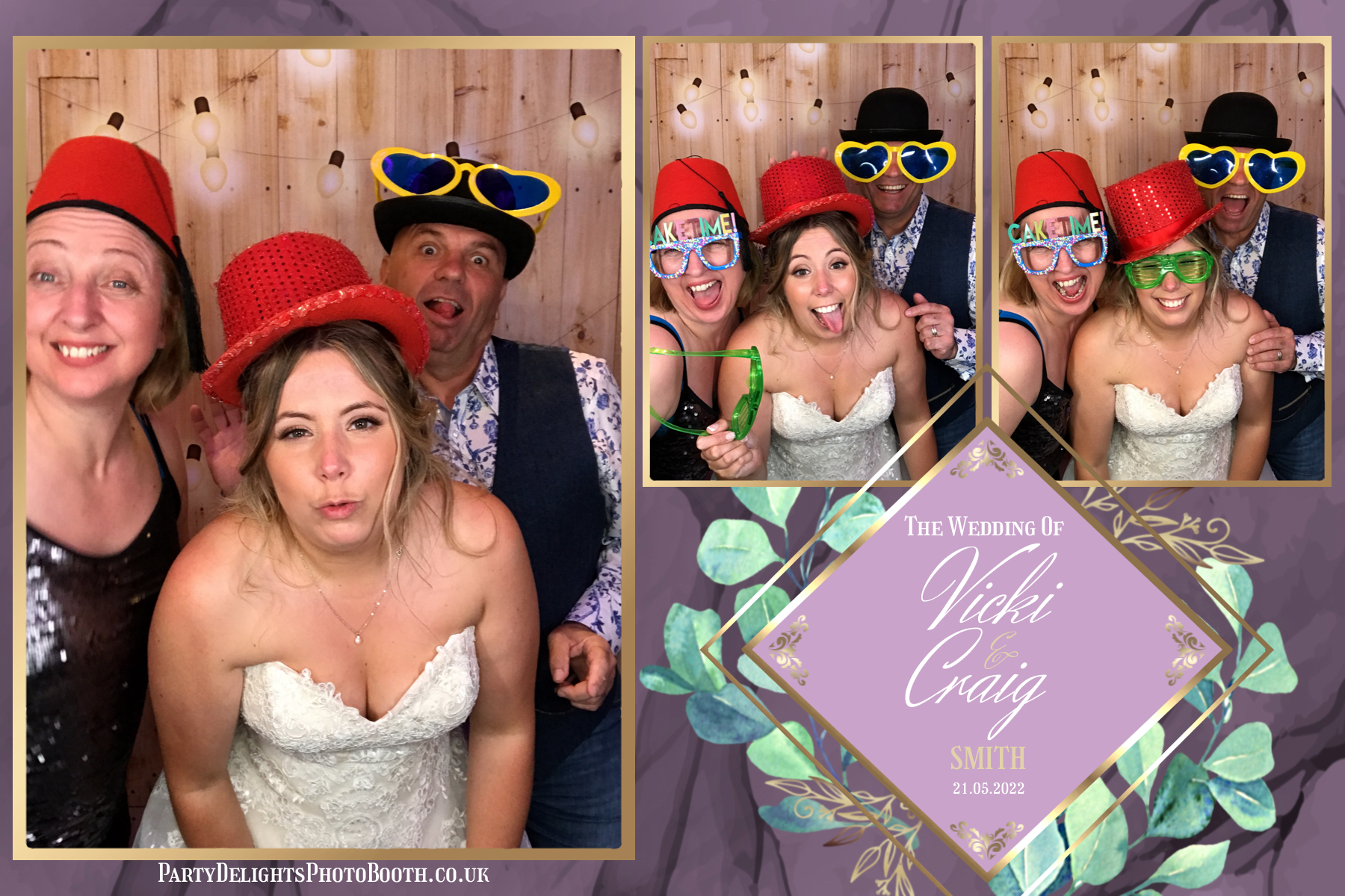 Craig & Vicki's Wedding | View more photos from the event at gallery.partydelightsphotobooth.co.uk/u/PartyDelightsPhotoBooth/Craig-Vickis-Wedding