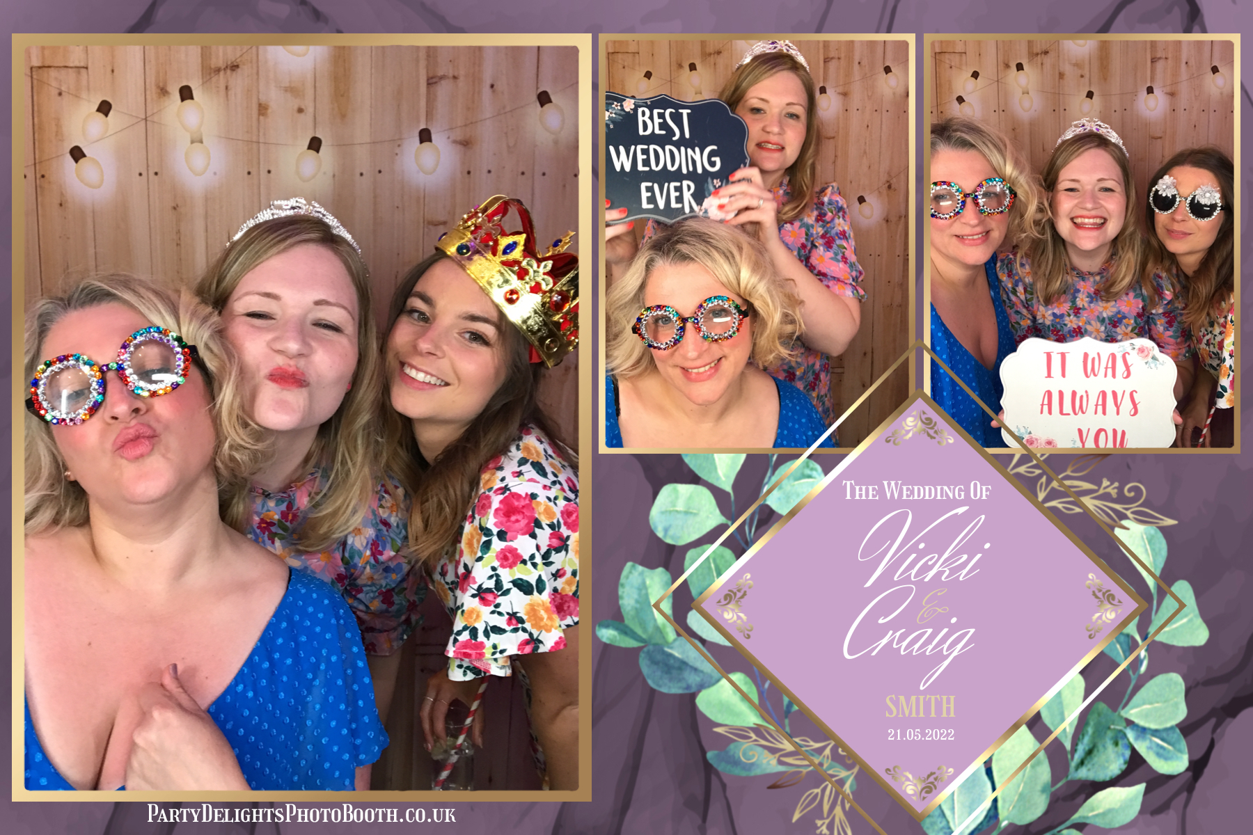 Craig & Vicki's Wedding | View more photos from the event at gallery.partydelightsphotobooth.co.uk/u/PartyDelightsPhotoBooth/Craig-Vickis-Wedding