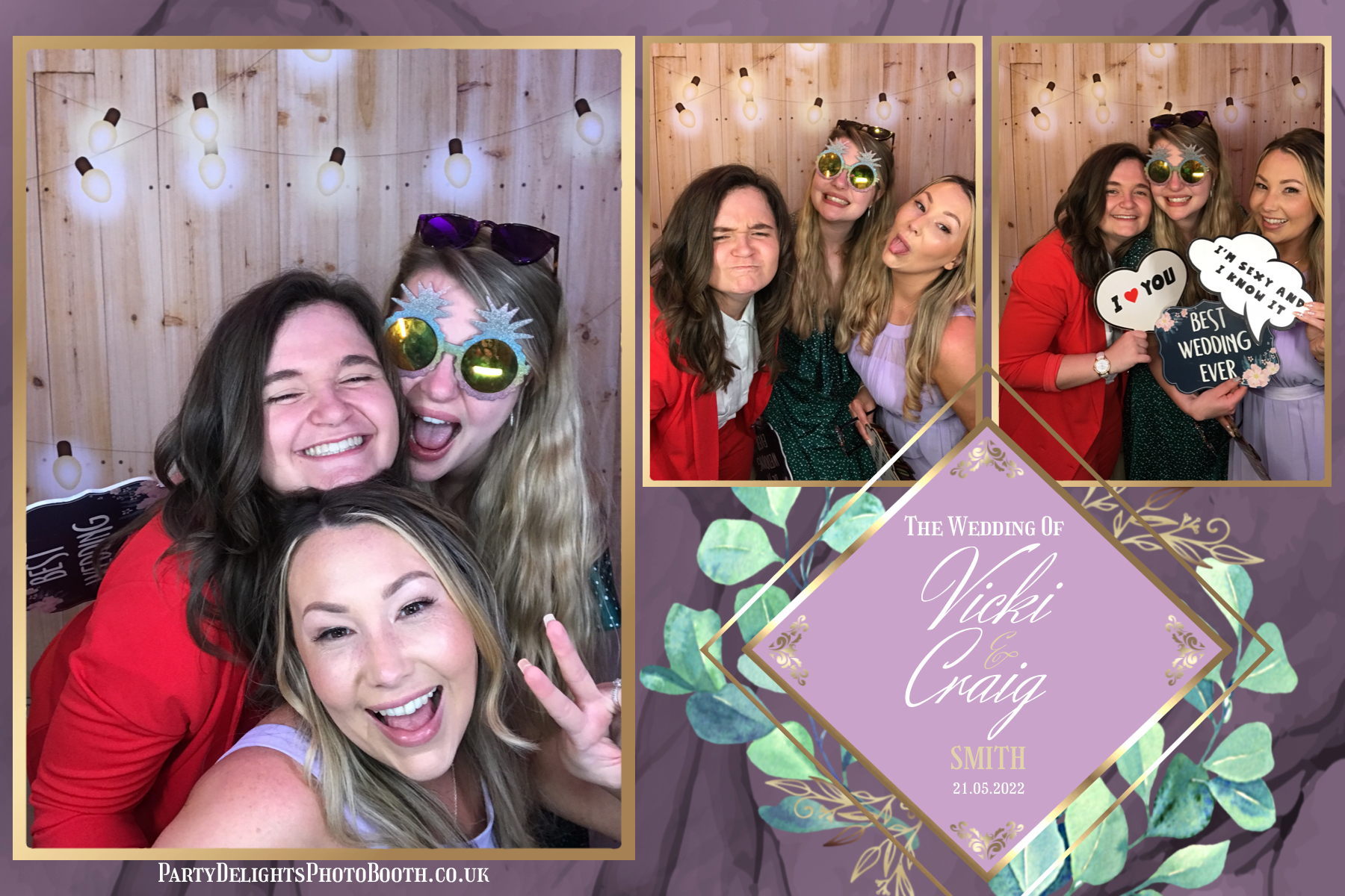 Craig & Vicki's Wedding | View more photos from the event at gallery.partydelightsphotobooth.co.uk/u/PartyDelightsPhotoBooth/Craig-Vickis-Wedding