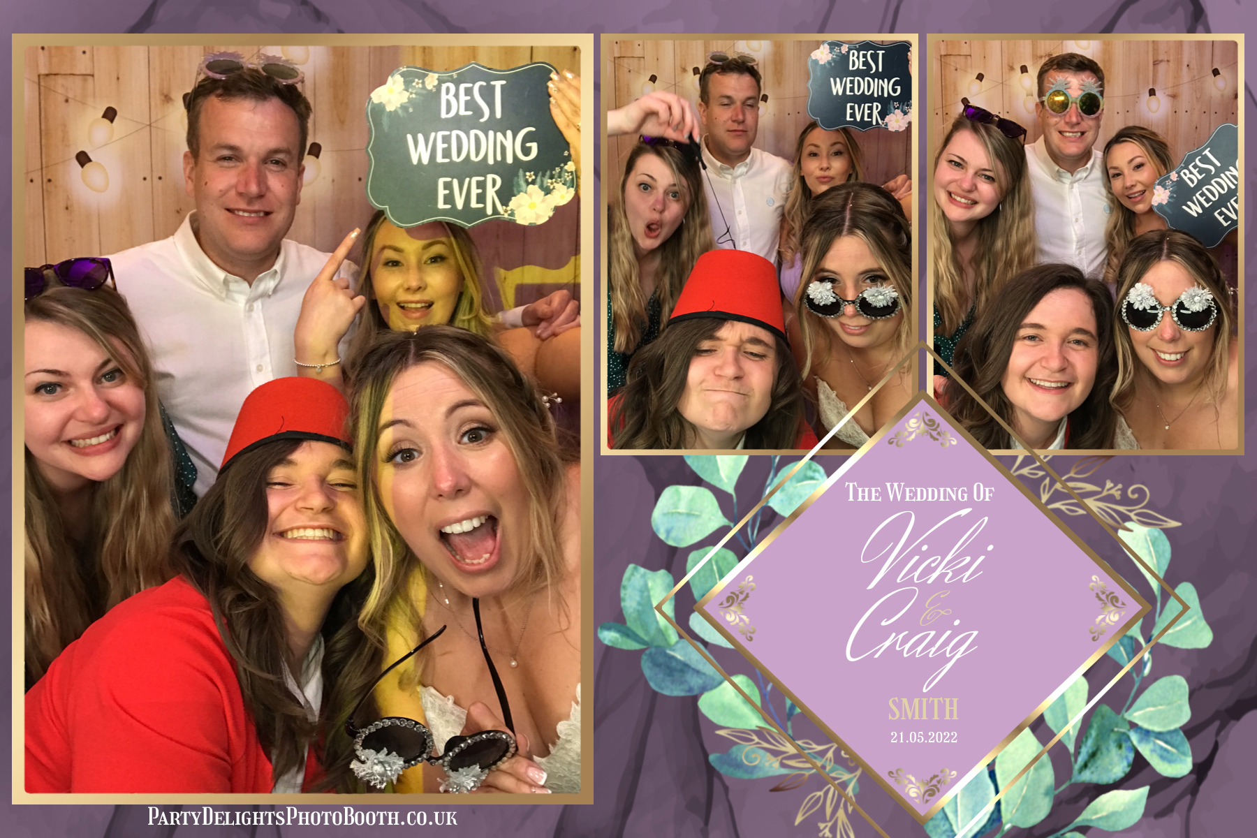 Craig & Vicki's Wedding | View more photos from the event at gallery.partydelightsphotobooth.co.uk/u/PartyDelightsPhotoBooth/Craig-Vickis-Wedding