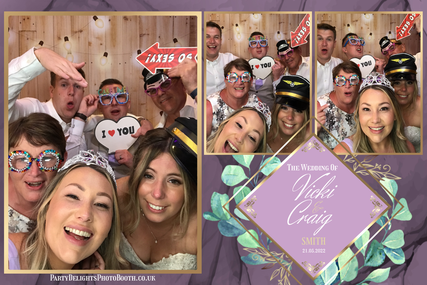 Craig & Vicki's Wedding | View more photos from the event at gallery.partydelightsphotobooth.co.uk/u/PartyDelightsPhotoBooth/Craig-Vickis-Wedding