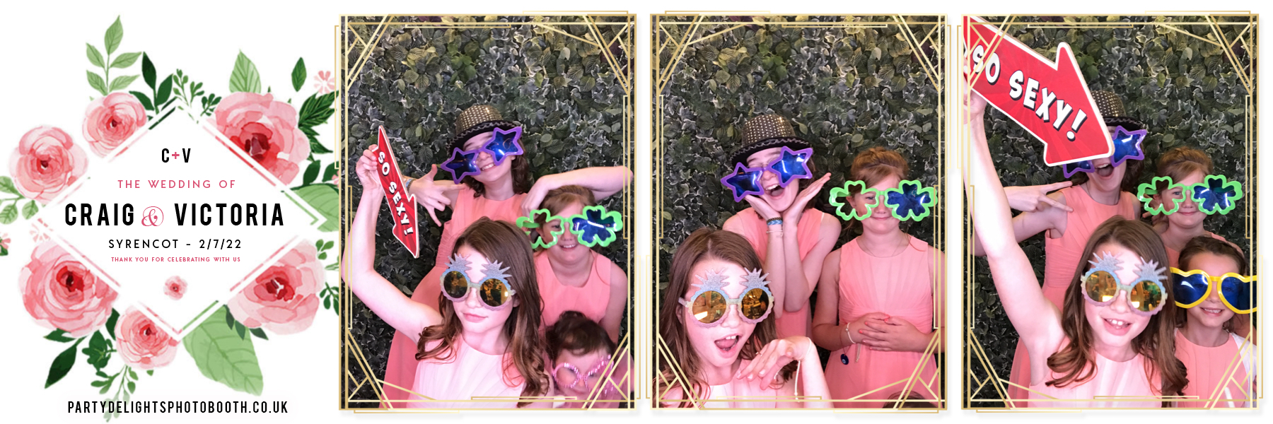 Craig and Vicki's wedding | View more photos from the event at gallery.partydelightsphotobooth.co.uk/u/PartyDelightsPhotoBooth/Craig-and-Vickis-wedding