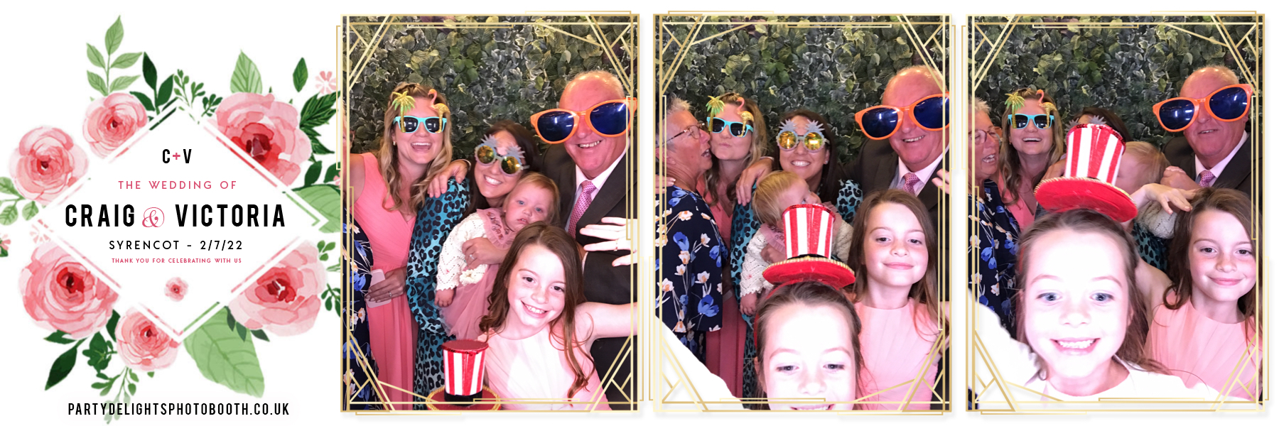 Craig and Vicki's wedding | View more photos from the event at gallery.partydelightsphotobooth.co.uk/u/PartyDelightsPhotoBooth/Craig-and-Vickis-wedding