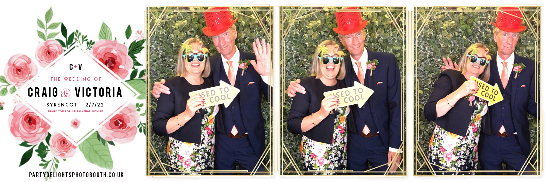 Craig and Vicki's wedding | View more photos from the event at gallery.partydelightsphotobooth.co.uk/u/PartyDelightsPhotoBooth/Craig-and-Vickis-wedding