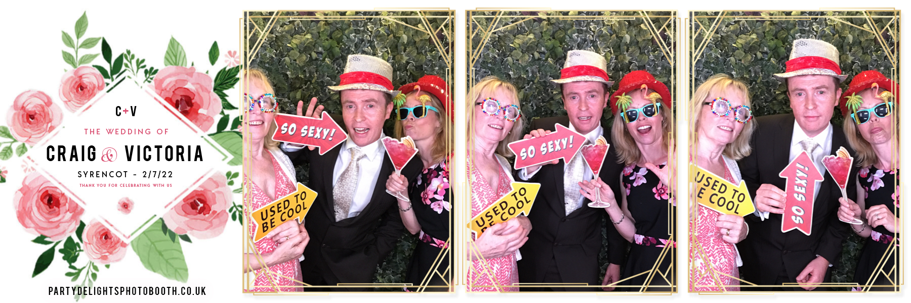 Craig and Vicki's wedding | View more photos from the event at gallery.partydelightsphotobooth.co.uk/u/PartyDelightsPhotoBooth/Craig-and-Vickis-wedding