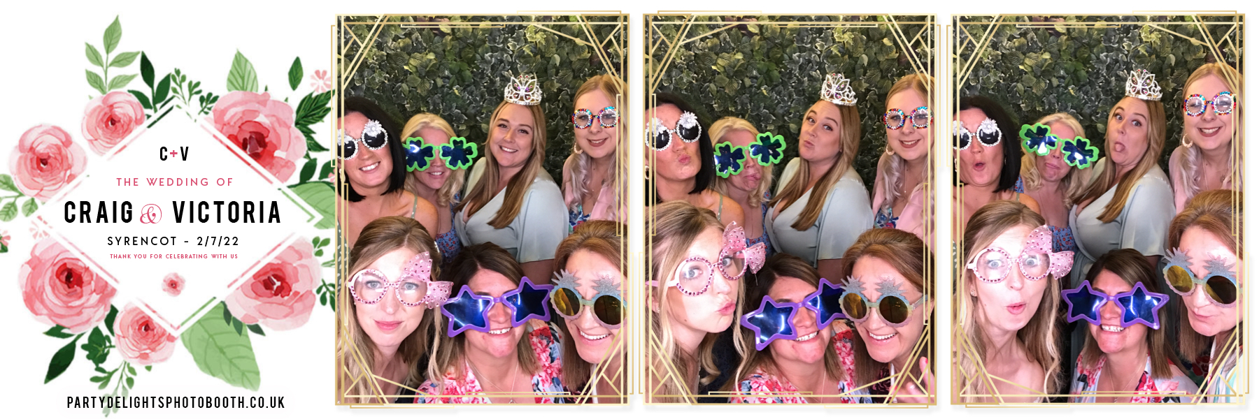 Craig and Vicki's wedding | View more photos from the event at gallery.partydelightsphotobooth.co.uk/u/PartyDelightsPhotoBooth/Craig-and-Vickis-wedding