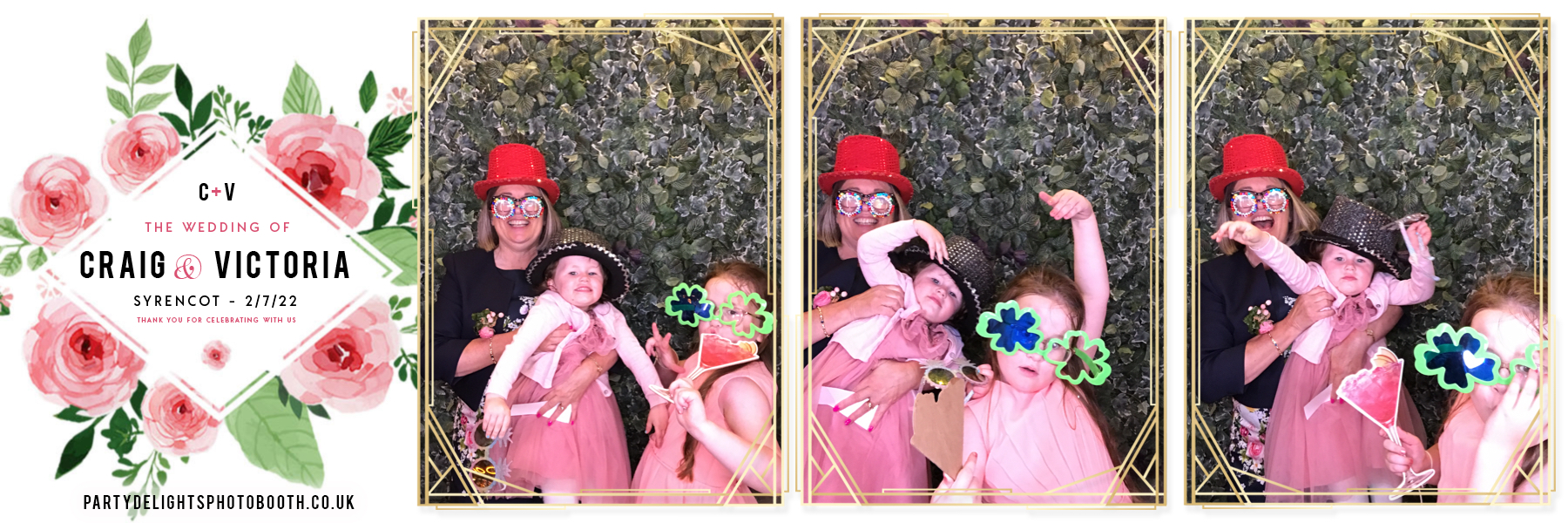 Craig and Vicki's wedding | View more photos from the event at gallery.partydelightsphotobooth.co.uk/u/PartyDelightsPhotoBooth/Craig-and-Vickis-wedding