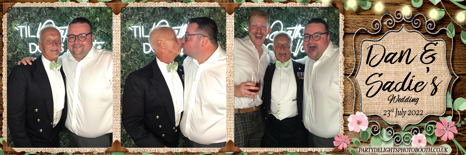 Dan & Sadie's Wedding Day | View more photos from the event at gallery.partydelightsphotobooth.co.uk/u/PartyDelightsPhotoBooth/Dan-Sadies-Wedding-Day