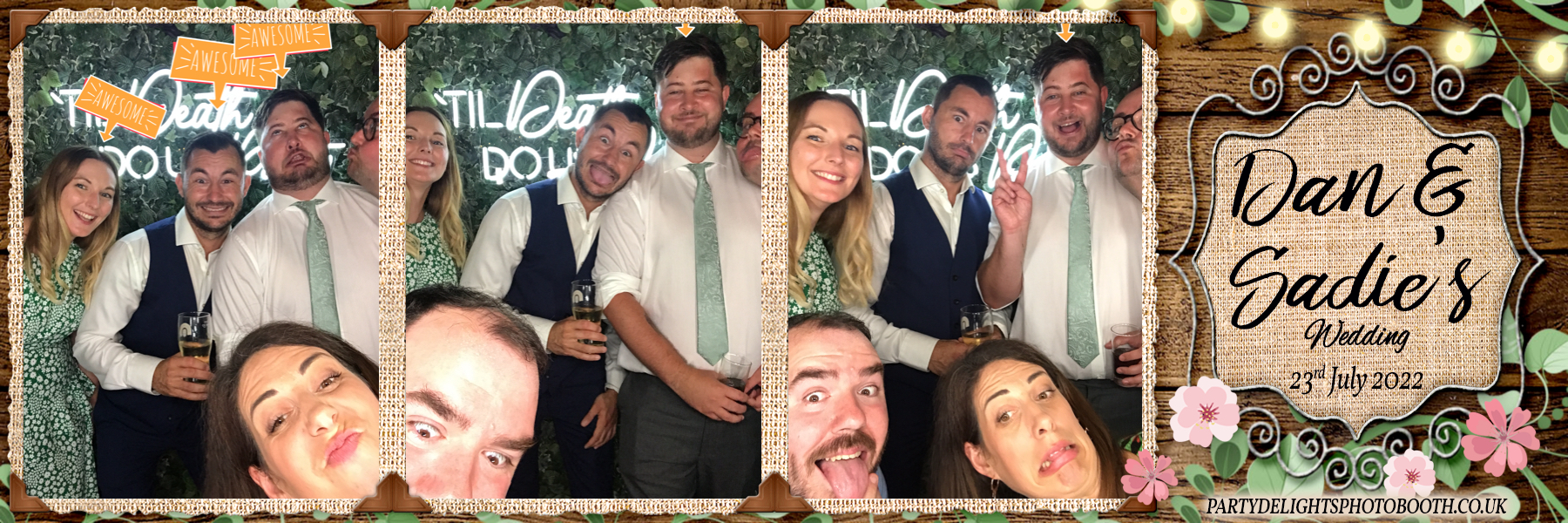 Dan & Sadie's Wedding Day | View more photos from the event at gallery.partydelightsphotobooth.co.uk/u/PartyDelightsPhotoBooth/Dan-Sadies-Wedding-Day