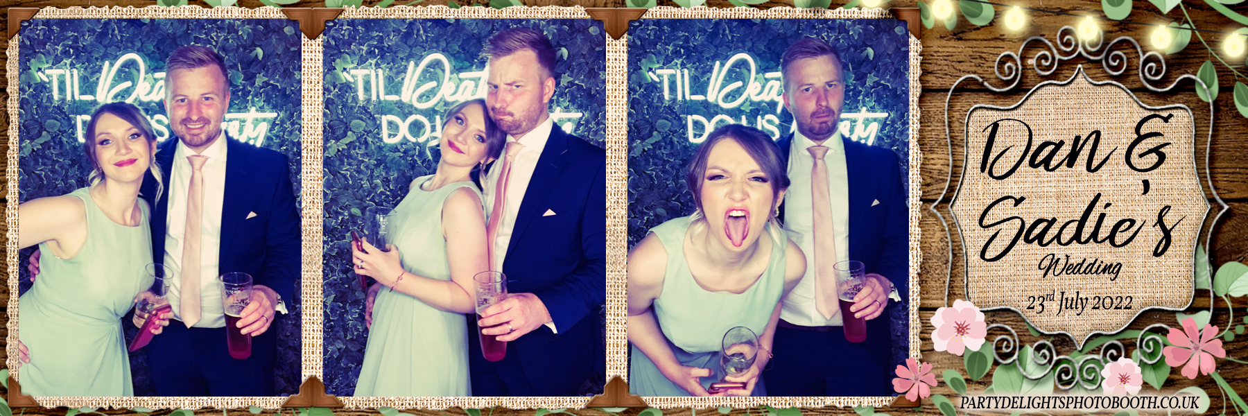 Dan & Sadie's Wedding Day | View more photos from the event at gallery.partydelightsphotobooth.co.uk/u/PartyDelightsPhotoBooth/Dan-Sadies-Wedding-Day