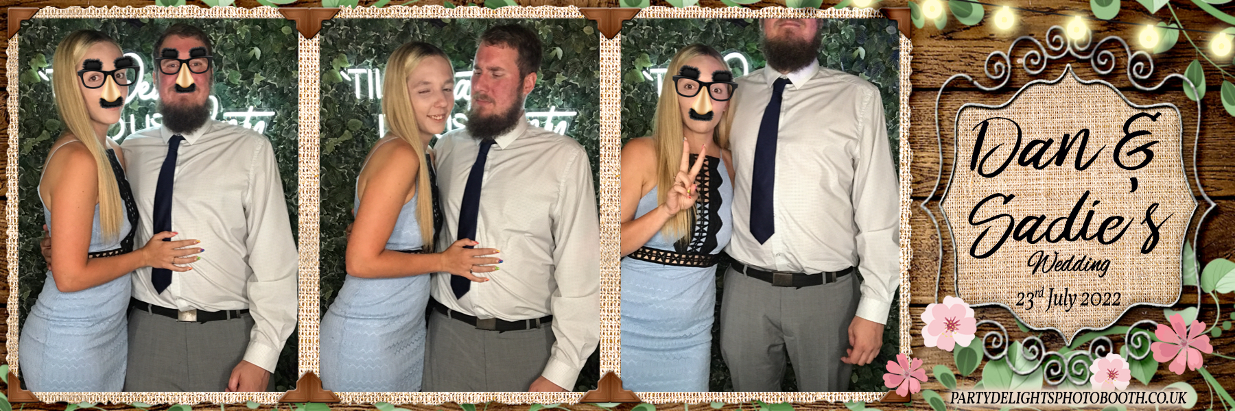Dan & Sadie's Wedding Day | View more photos from the event at gallery.partydelightsphotobooth.co.uk/u/PartyDelightsPhotoBooth/Dan-Sadies-Wedding-Day