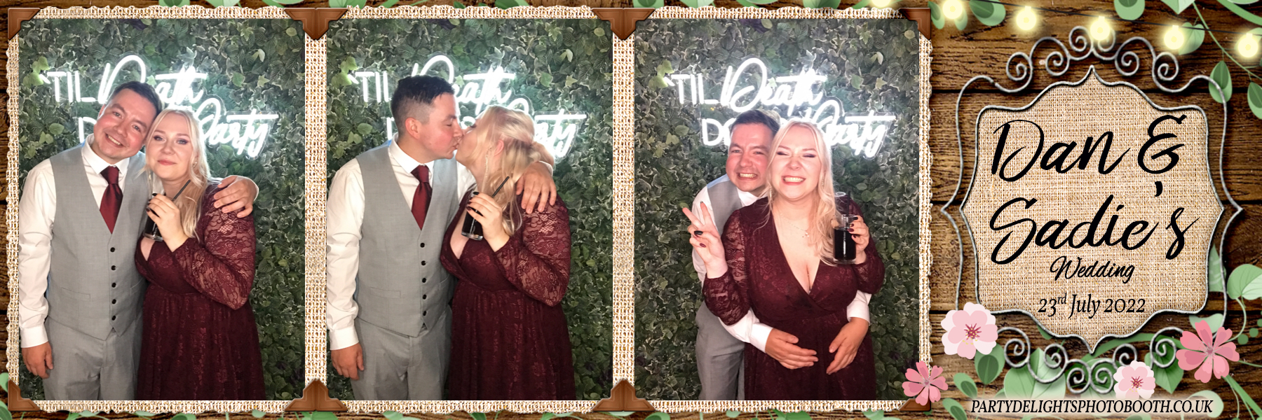 Dan & Sadie's Wedding Day | View more photos from the event at gallery.partydelightsphotobooth.co.uk/u/PartyDelightsPhotoBooth/Dan-Sadies-Wedding-Day
