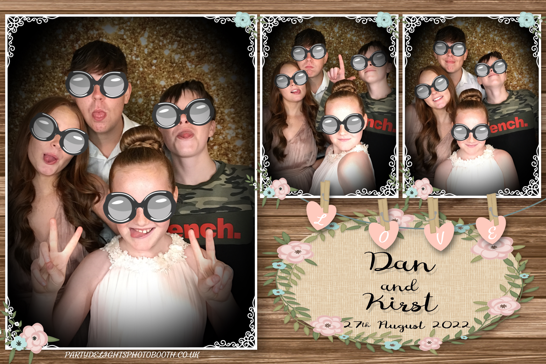 Dan and Kirst's Wedding | View more photos from the event at gallery.partydelightsphotobooth.co.uk/u/PartyDelightsPhotoBooth/Dan-and-Kirsts-Wedding