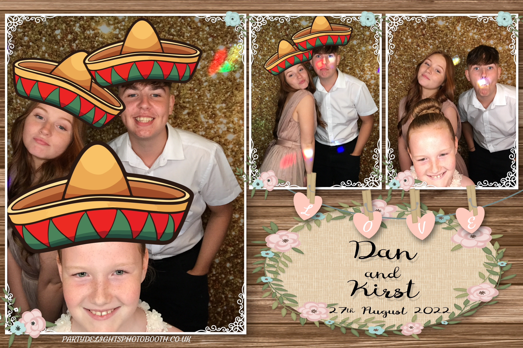 Dan and Kirst's Wedding | View more photos from the event at gallery.partydelightsphotobooth.co.uk/u/PartyDelightsPhotoBooth/Dan-and-Kirsts-Wedding