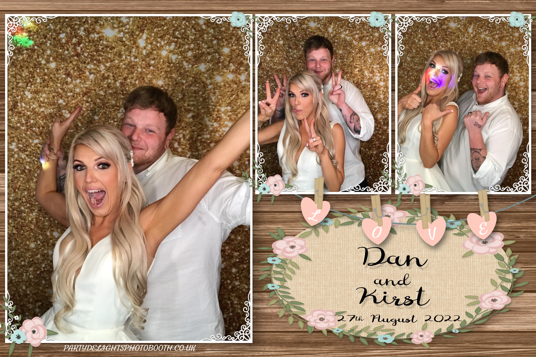 Dan and Kirst's Wedding | View more photos from the event at gallery.partydelightsphotobooth.co.uk/u/PartyDelightsPhotoBooth/Dan-and-Kirsts-Wedding