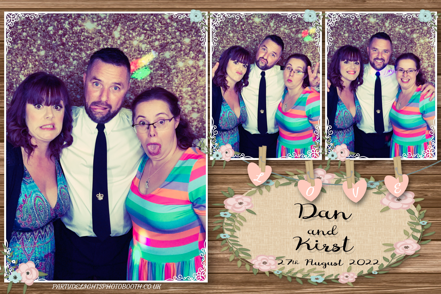 Dan and Kirst's Wedding | View more photos from the event at gallery.partydelightsphotobooth.co.uk/u/PartyDelightsPhotoBooth/Dan-and-Kirsts-Wedding
