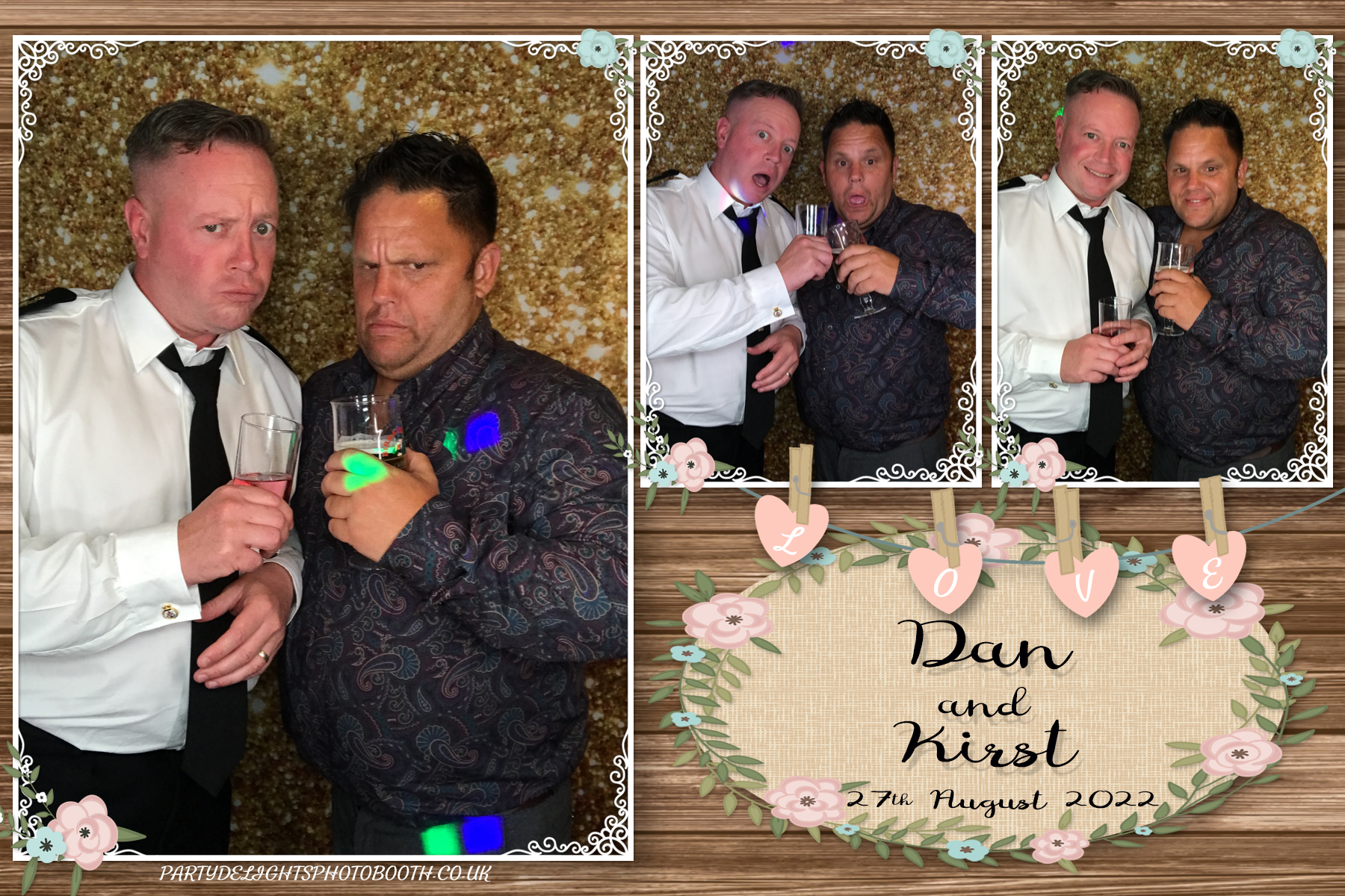 Dan and Kirst's Wedding | View more photos from the event at gallery.partydelightsphotobooth.co.uk/u/PartyDelightsPhotoBooth/Dan-and-Kirsts-Wedding