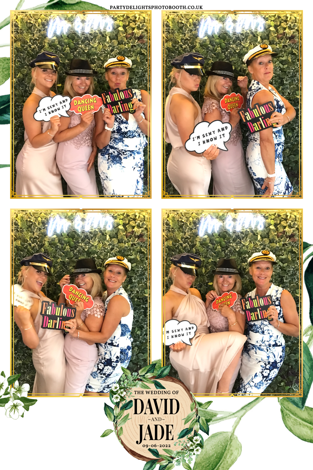 David & Jade's Wedding | View more photos from the event at gallery.partydelightsphotobooth.co.uk/u/PartyDelightsPhotoBooth/David-Jades-Wedding