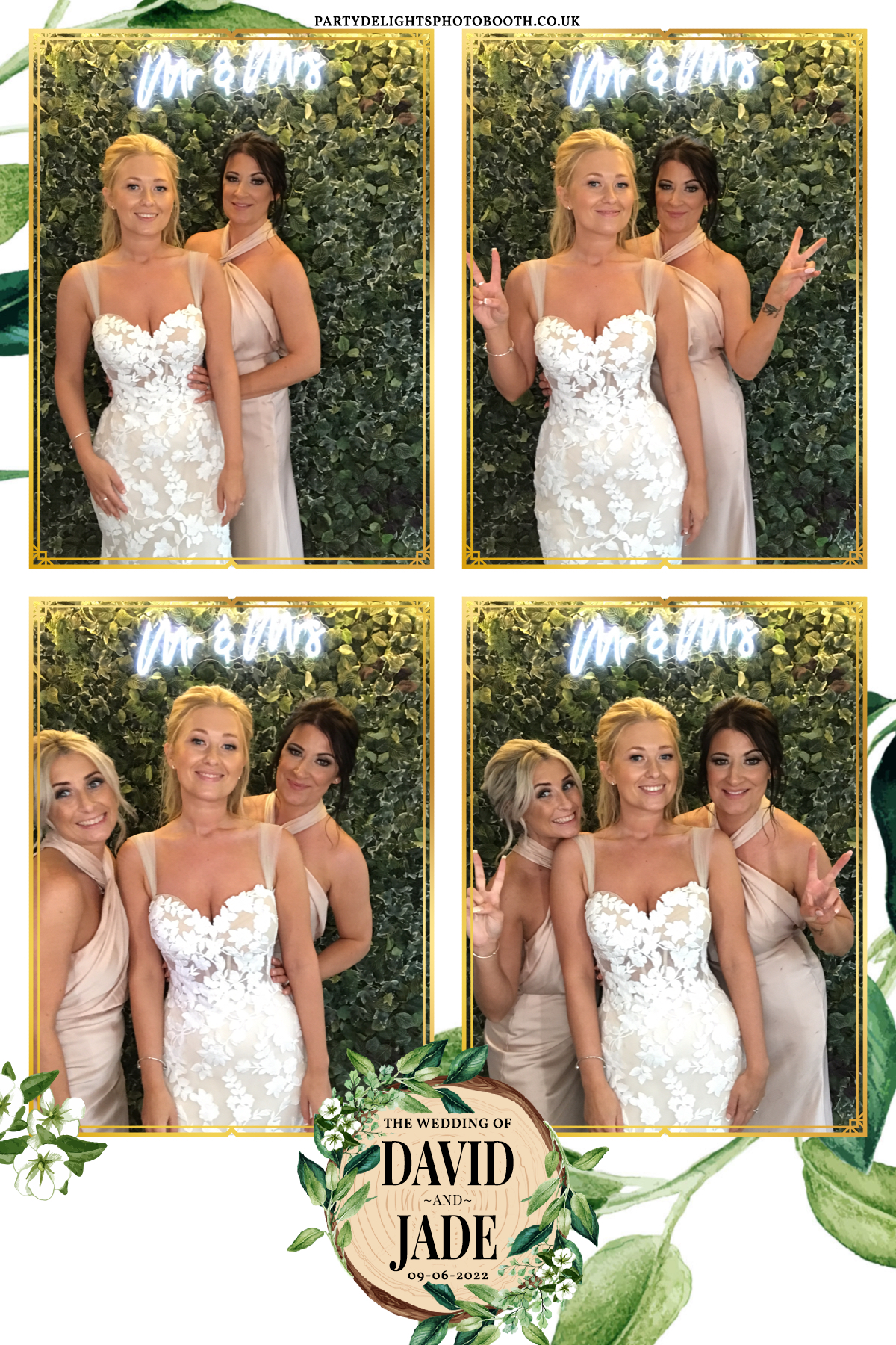 David & Jade's Wedding | View more photos from the event at gallery.partydelightsphotobooth.co.uk/u/PartyDelightsPhotoBooth/David-Jades-Wedding