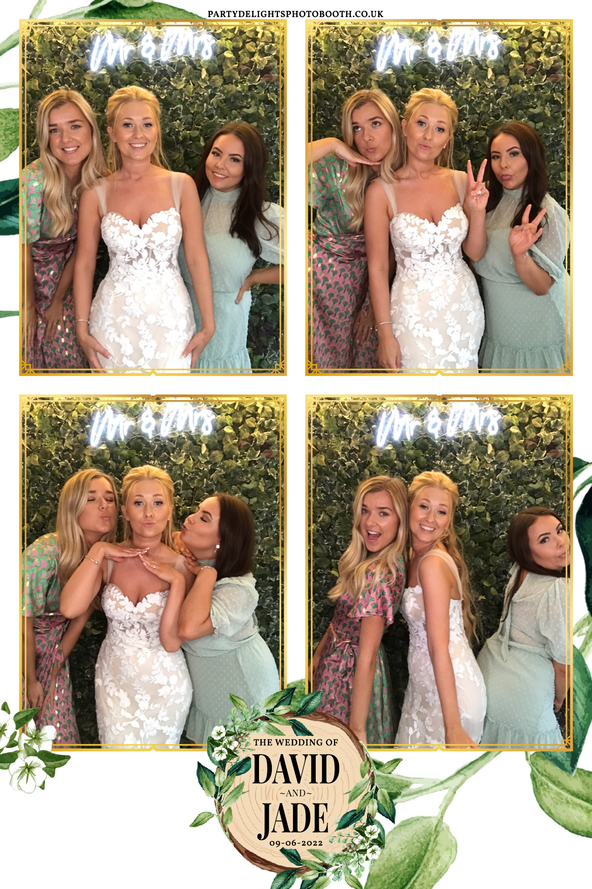 David & Jade's Wedding | View more photos from the event at gallery.partydelightsphotobooth.co.uk/u/PartyDelightsPhotoBooth/David-Jades-Wedding