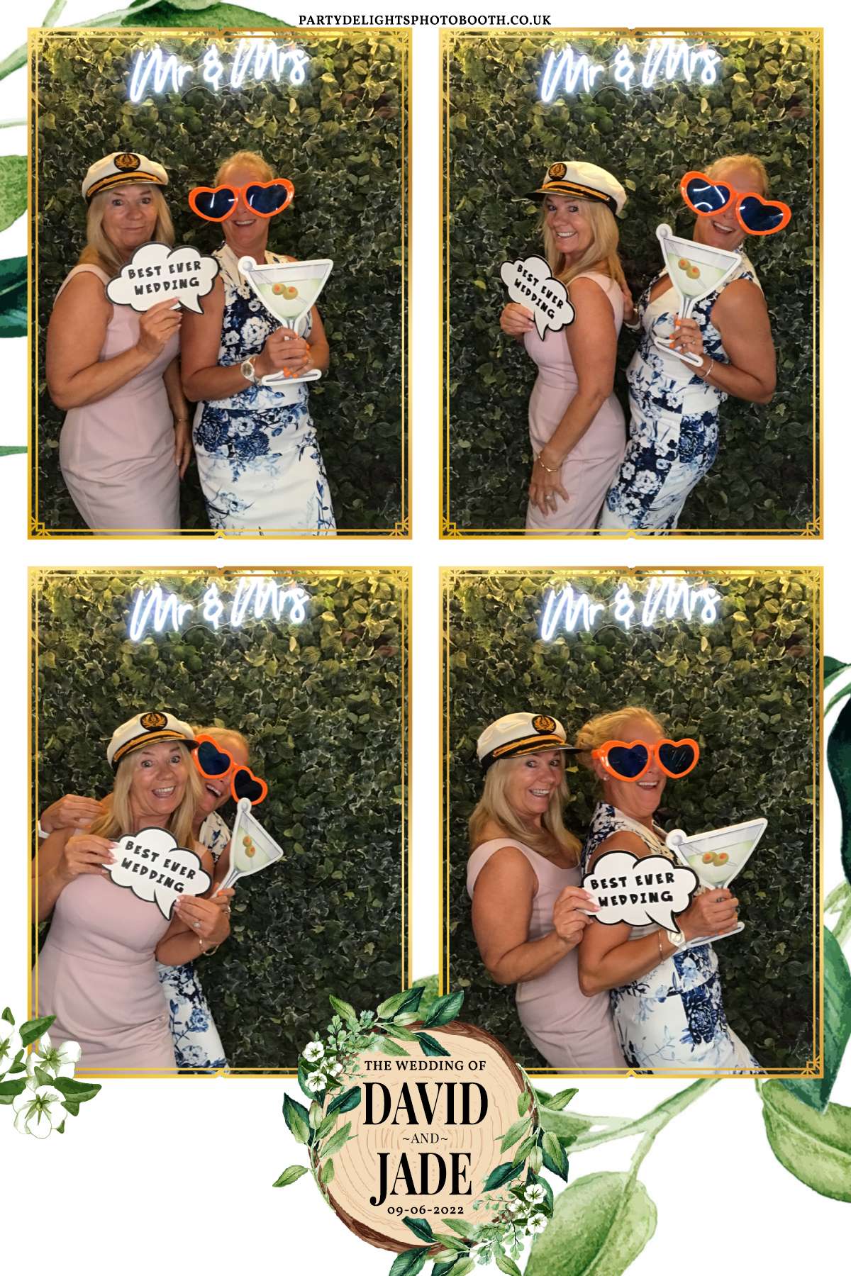 David & Jade's Wedding | View more photos from the event at gallery.partydelightsphotobooth.co.uk/u/PartyDelightsPhotoBooth/David-Jades-Wedding